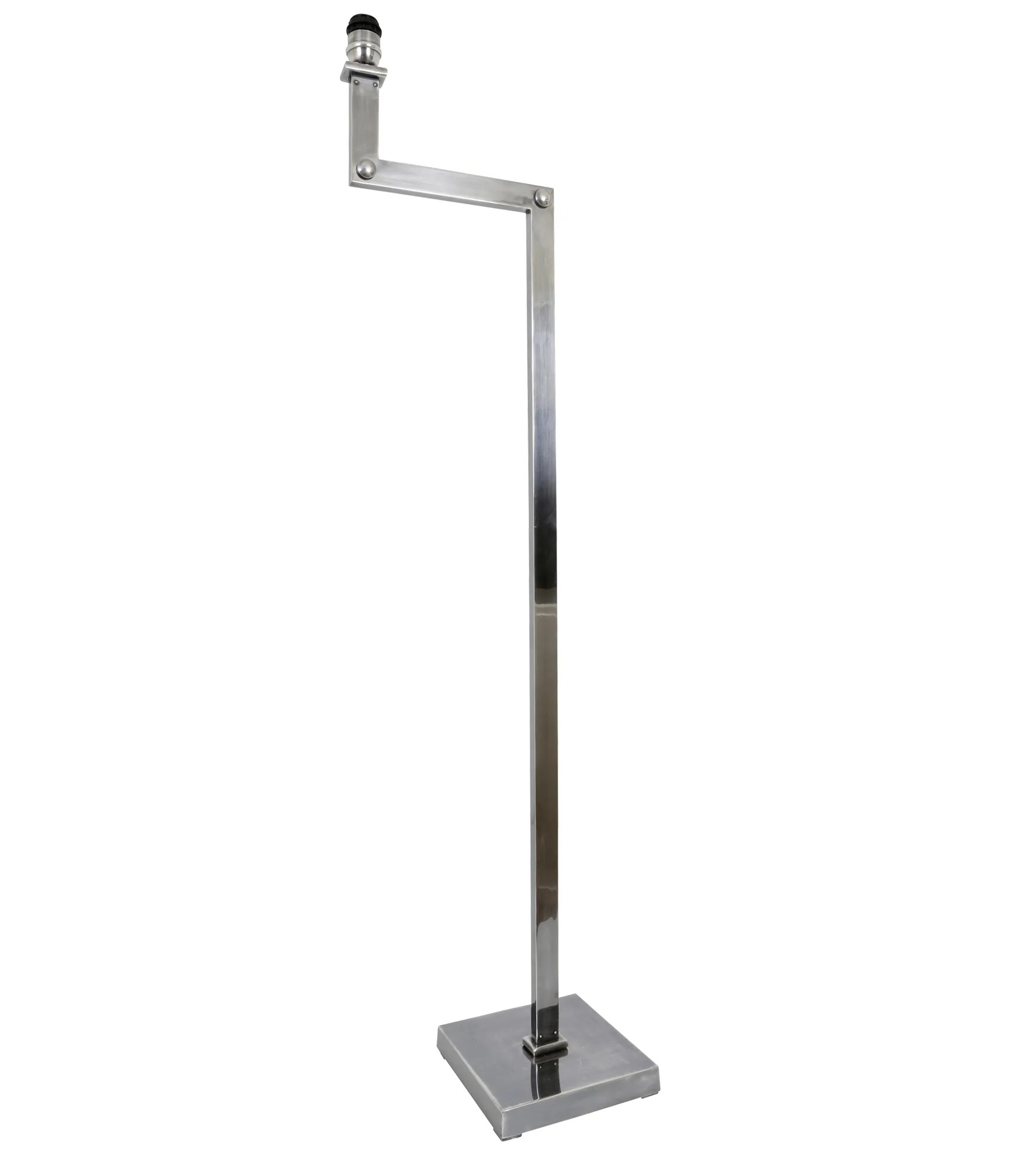 Vloerlamp Cobbs Antiek Zilver