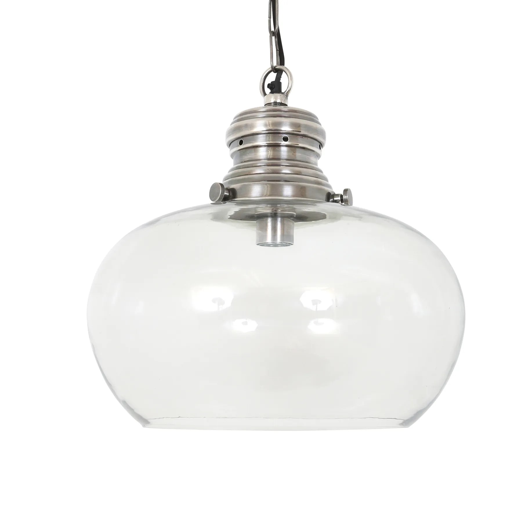Hanglamp Hayley L Antiek Zilver