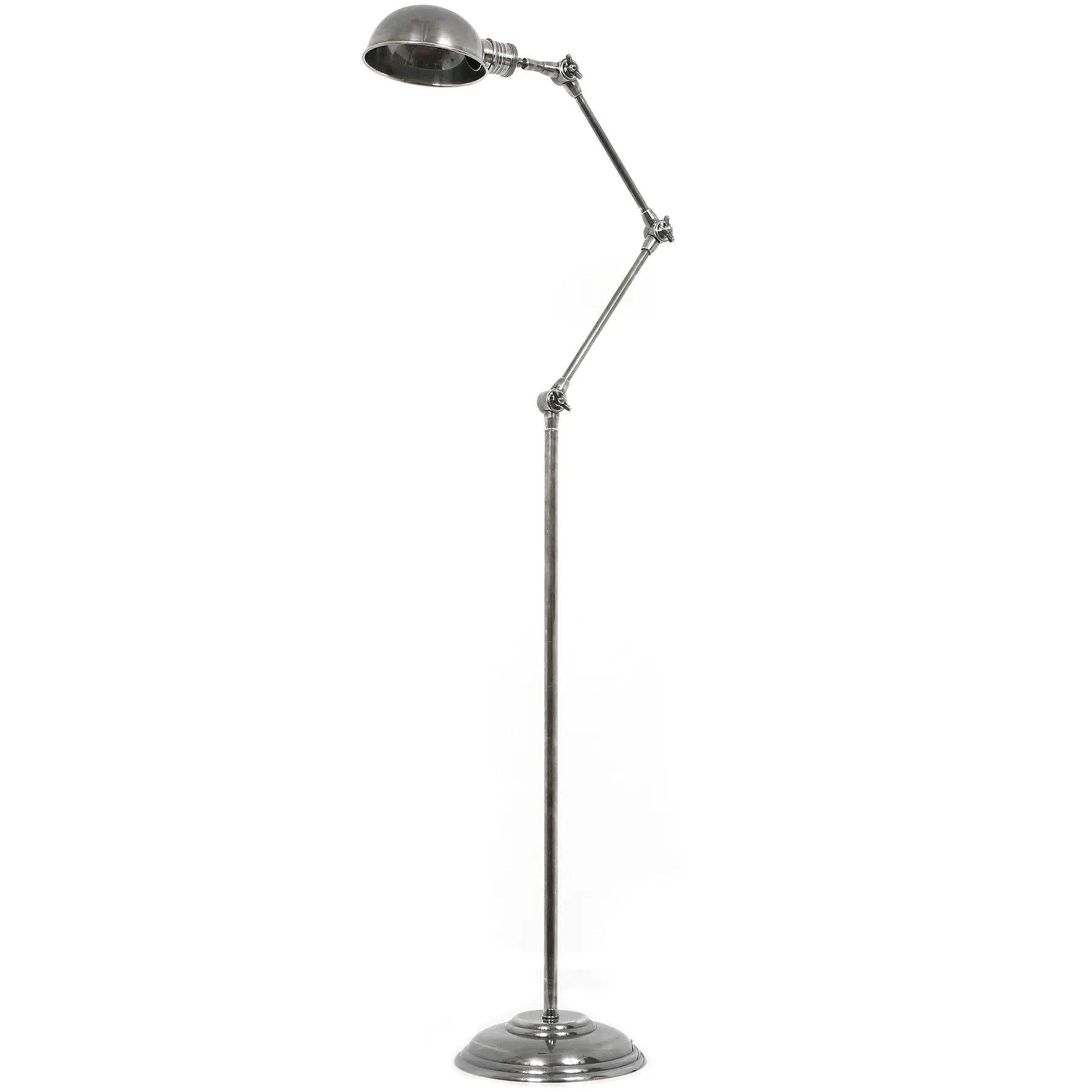 KS Verlichting Vloerlamp Nova Antiek Zilver