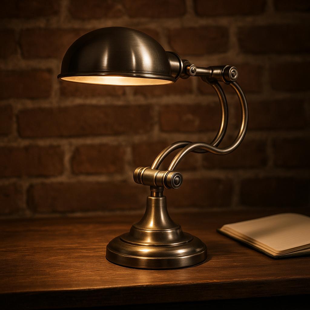 Tafellamp Cambridge Antiek Zilver