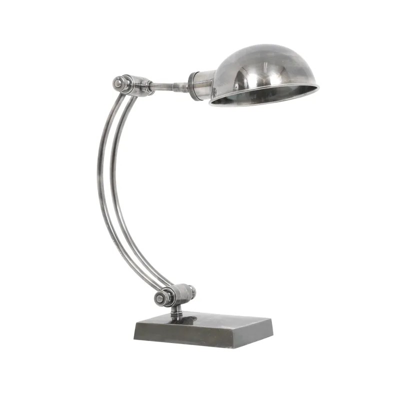 Nostaluce Burolamp Yale Antiek Zilver