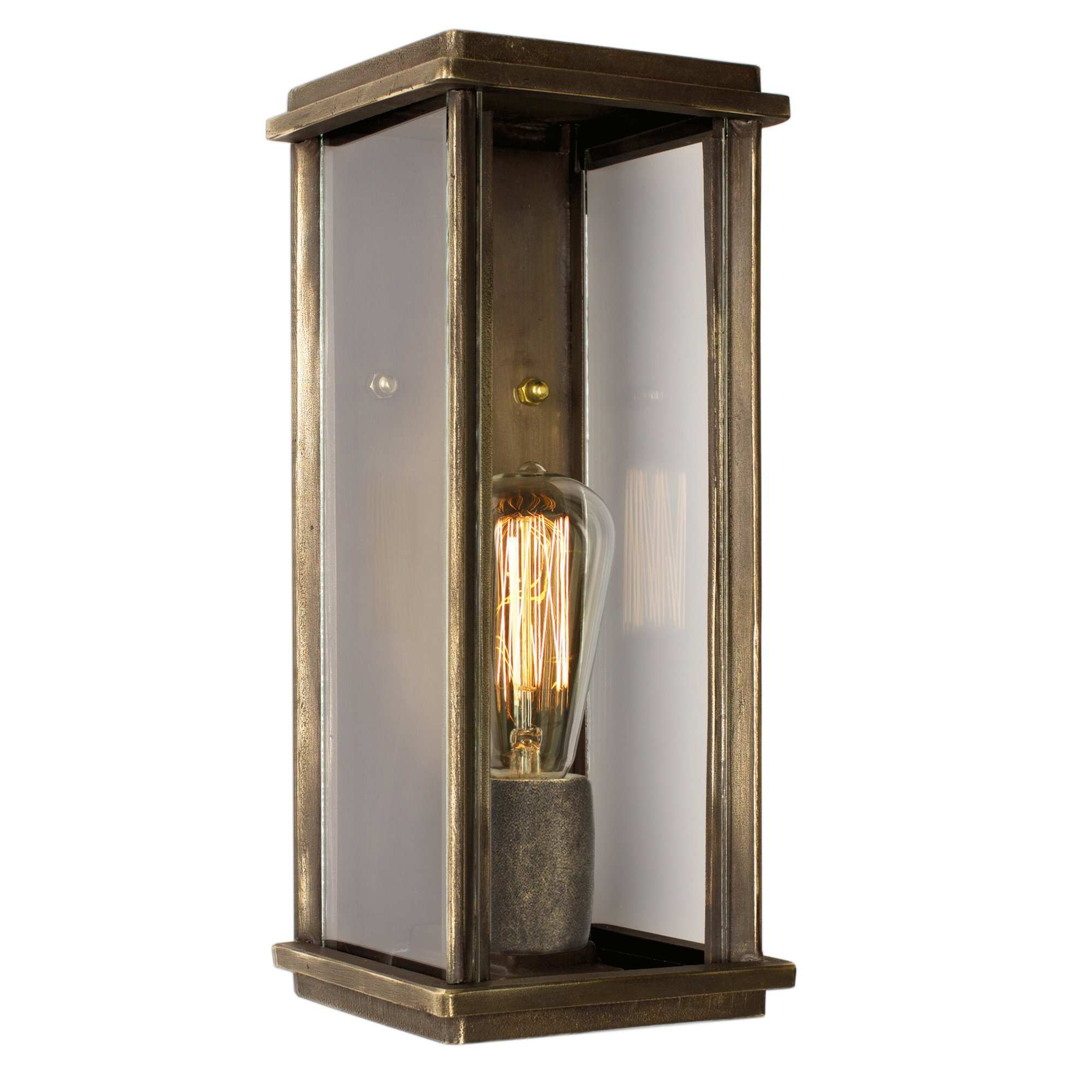 KS Verlichting Capital Muurlamp Brons Large