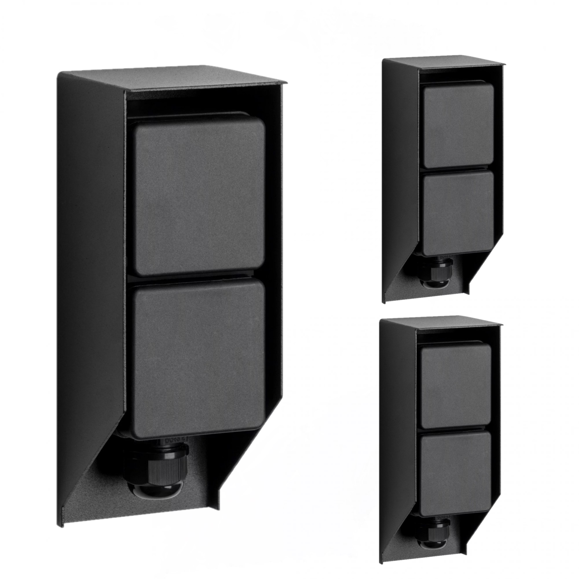 Set van 3 Tuinstopcontact Double Wall buitenstopco...