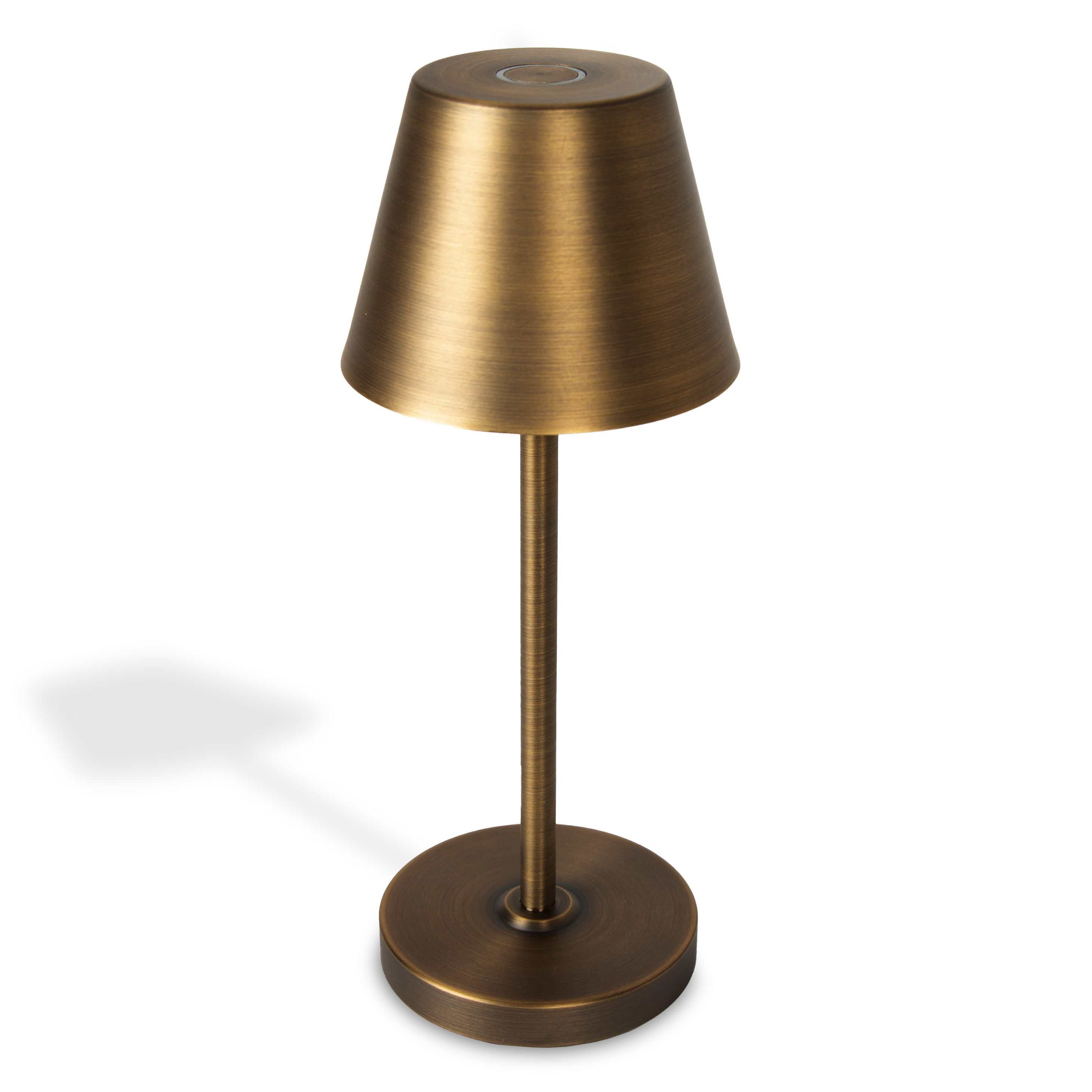 Tafellamp Bistro Antiek Brons