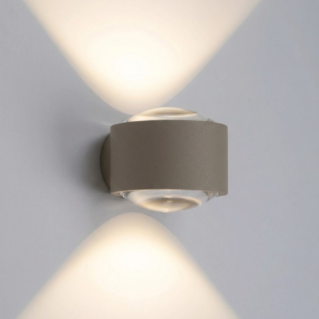 Scope Up en Down Muurlamp Champagne