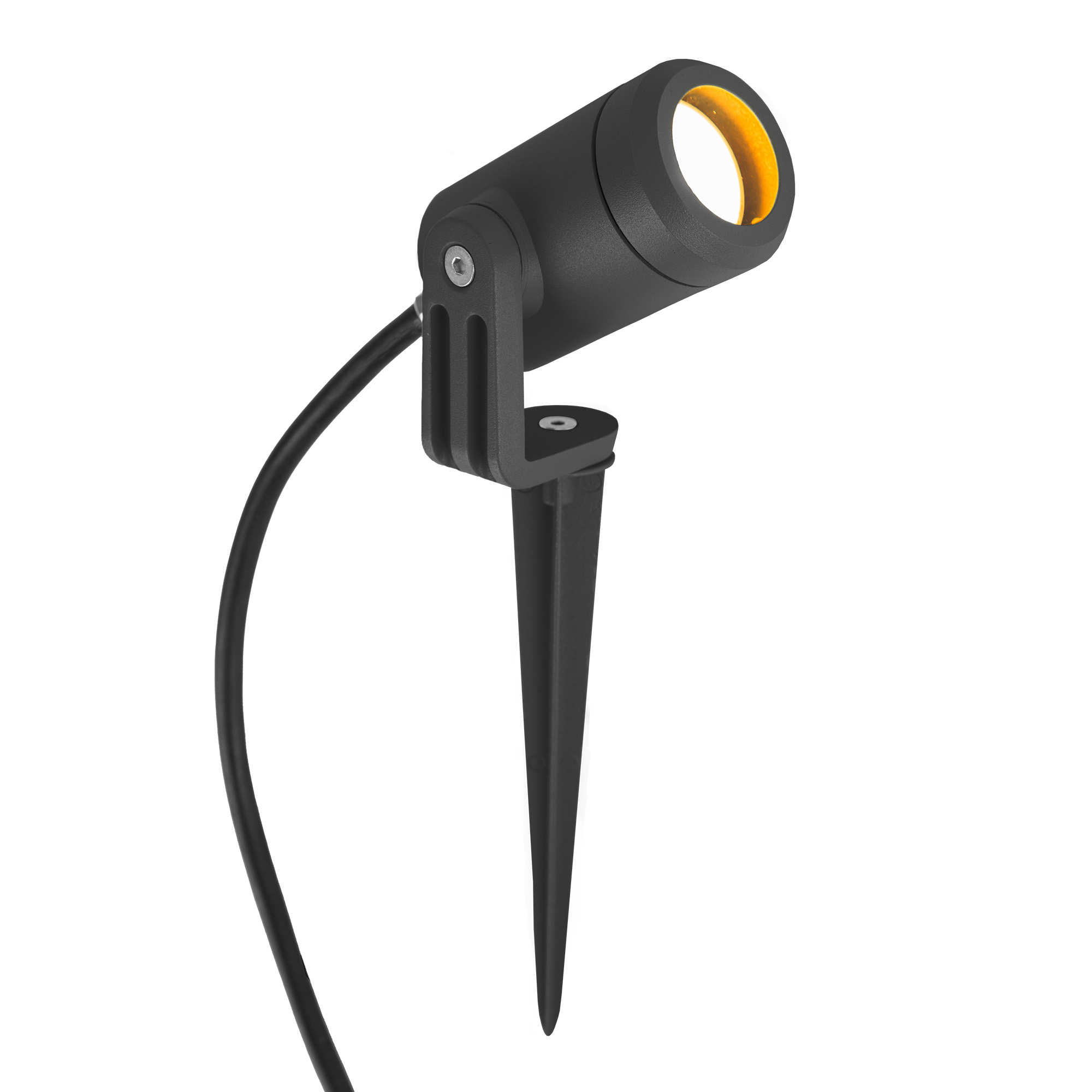 KS Verlichting Mini LED Spike Tuinspot Matzwart
