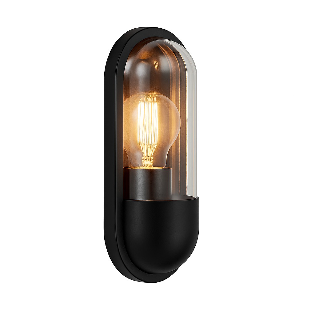 KS Verlichting Eye Muurlamp Zwart