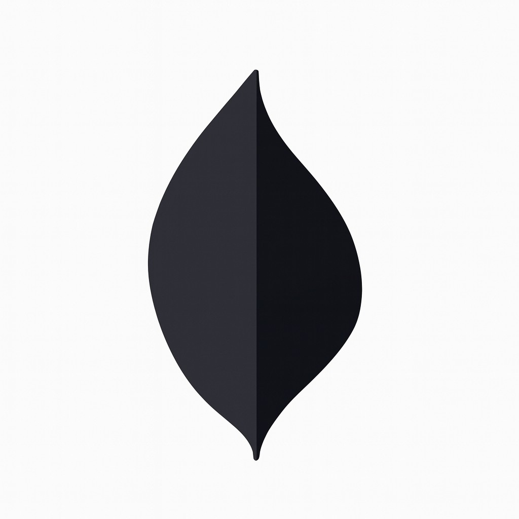 KS Verlichting Leaf Muurlamp Zwart