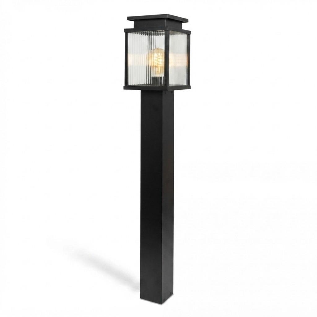 Leicester 2 Tuinlamp Zwart 100cm