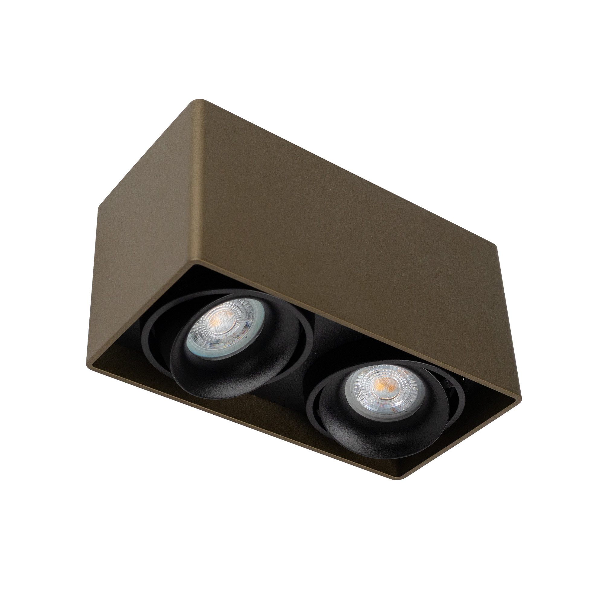 KS Verlichting Bjorn 2 Opbouwspot Brons