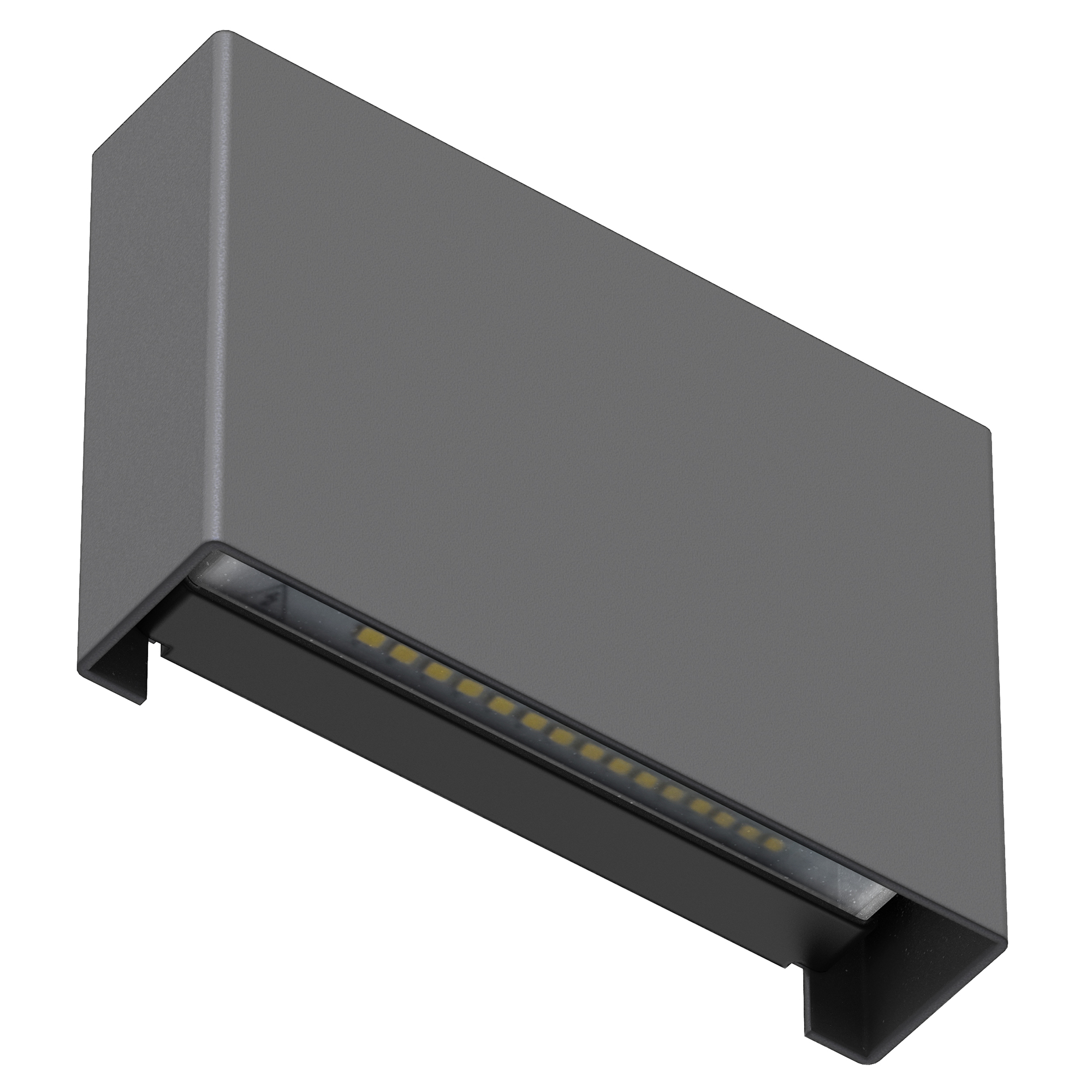 KS Verlichting Elroy Up en Down Muurlamp Zwart Small