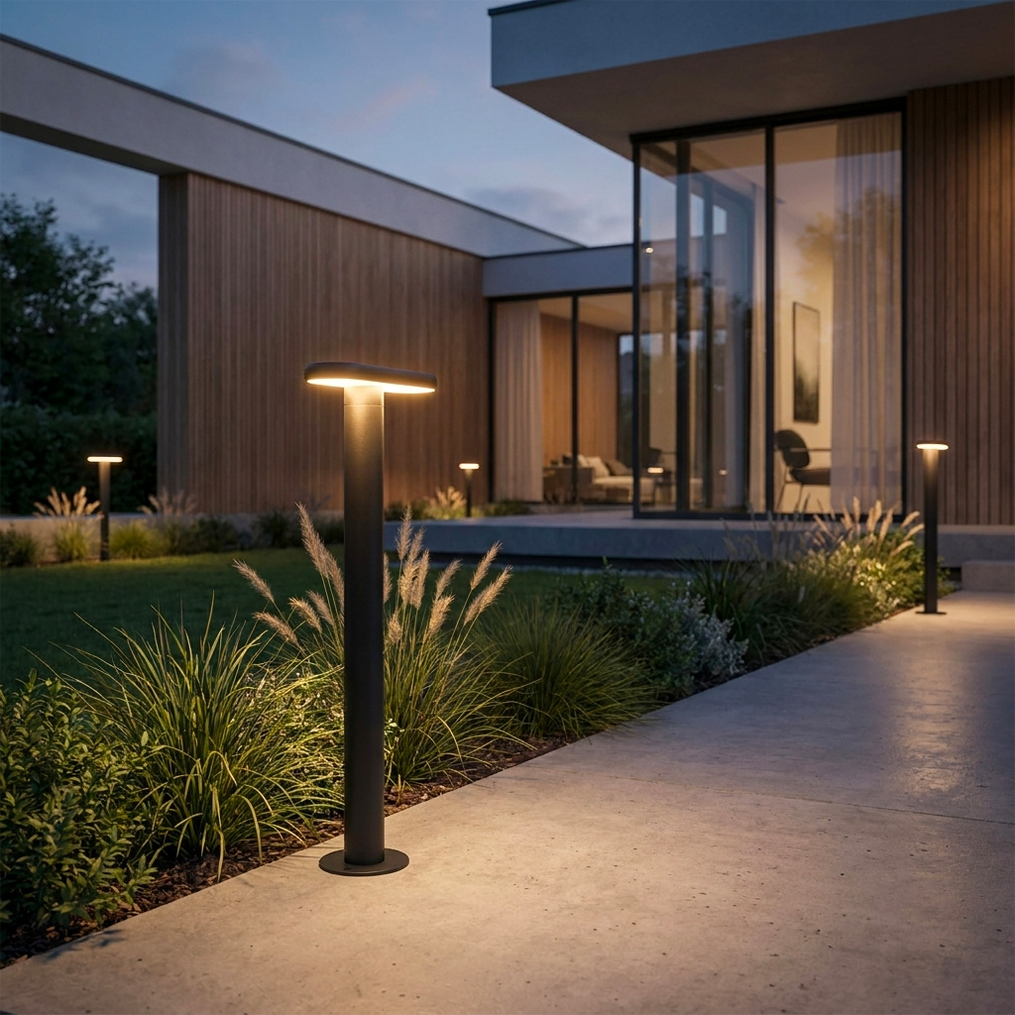 Zack Tuinlamp Zwart 60cm