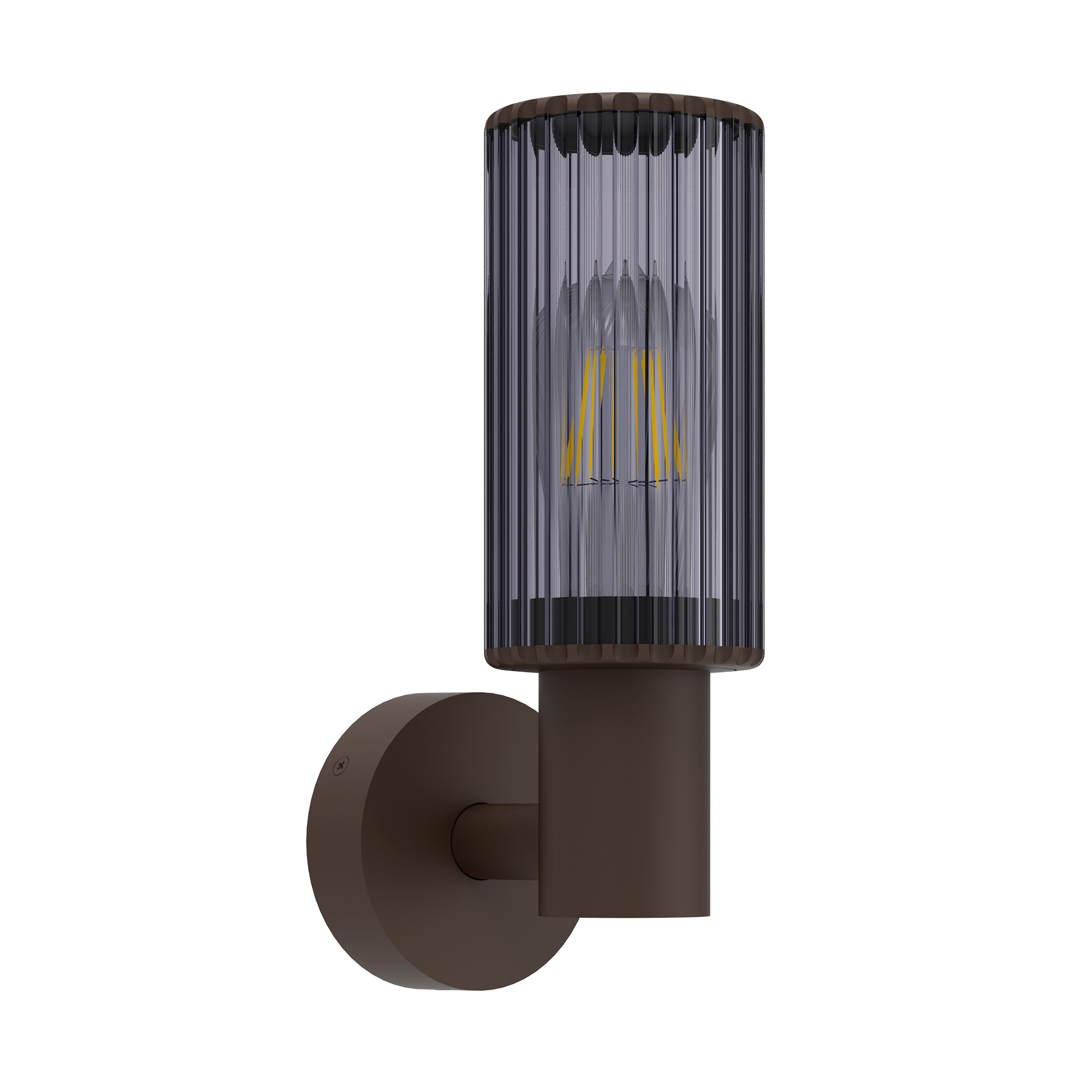 KS Verlichting Sablon Muurlamp Zwartbruin