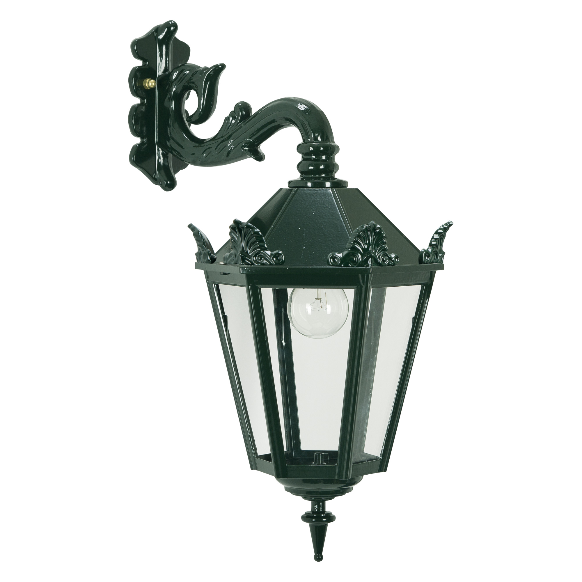KS Verlichting Muurlamp M32 + Kronen Groen/Zwart/Antraciet