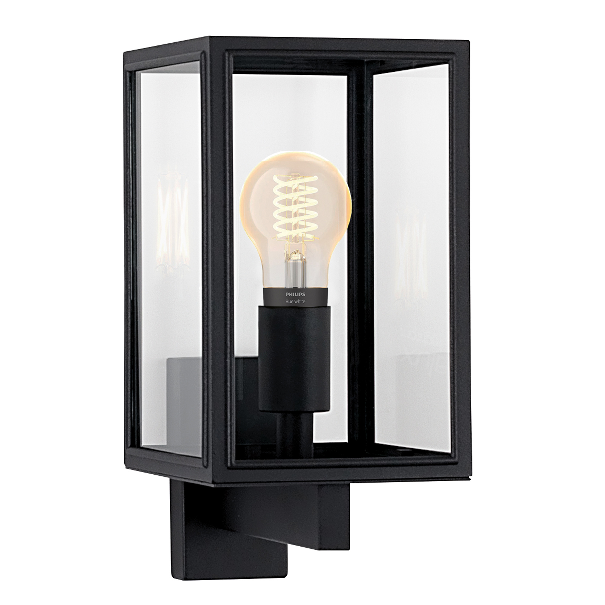 Buitenverlichting Soho Zwart Muurlamp met Hue smart led Buitenverlichting Soho Zwart Muurlamp met Hue smart led