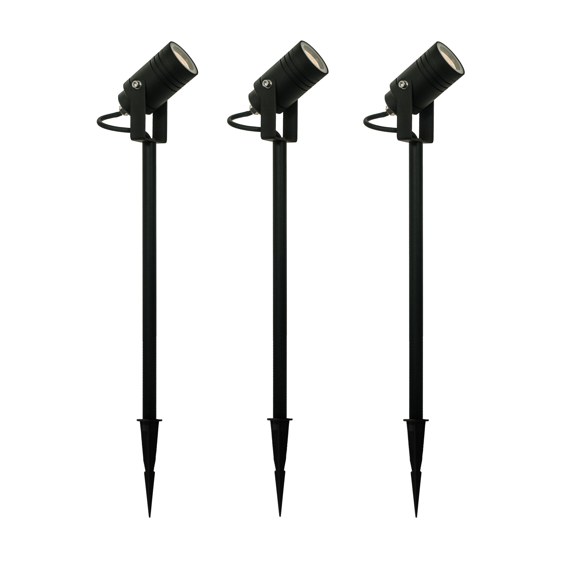 Tuinspot zwart Beamy L set 3 stuks Tuinspot zwart Beamy L set 3 stuks