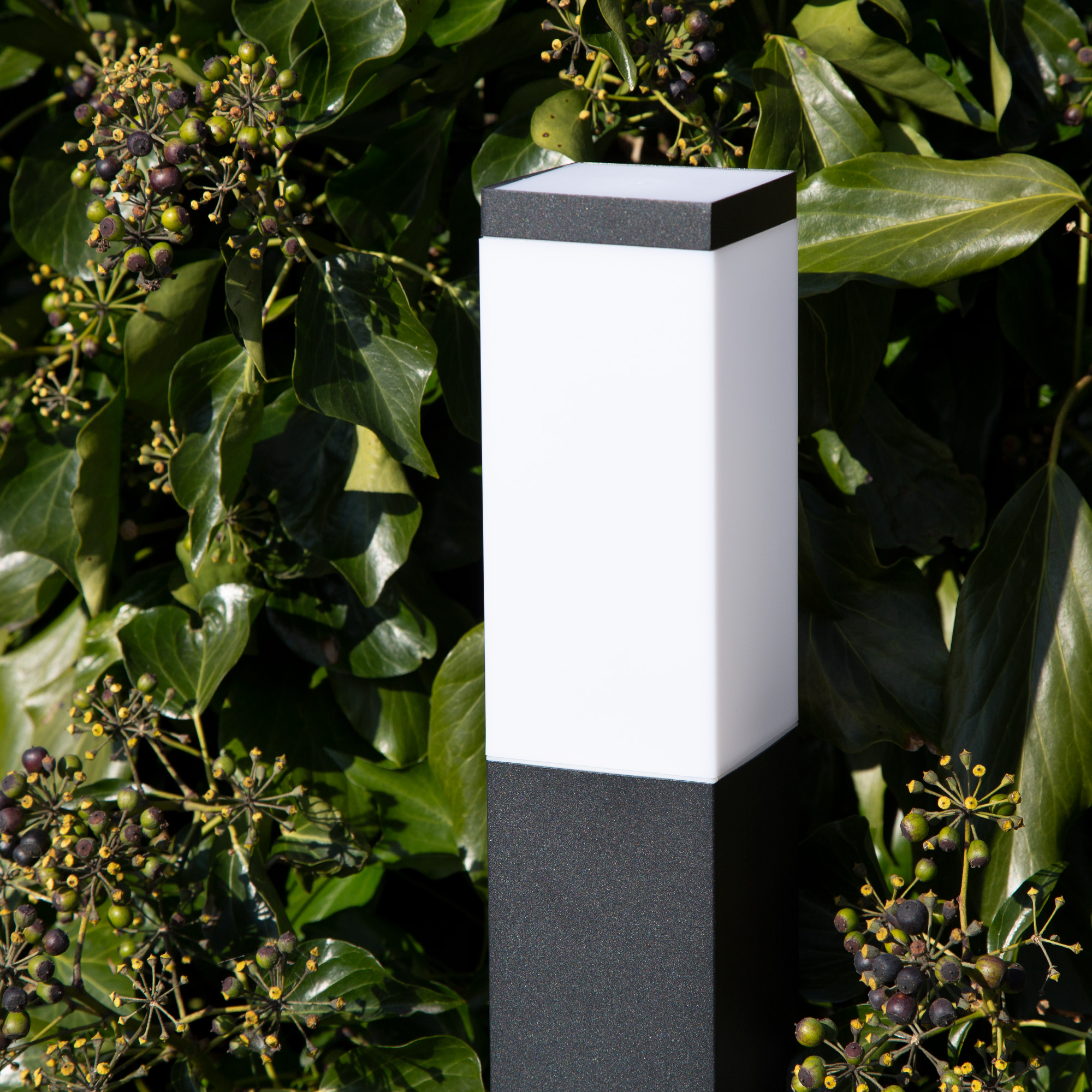 Stein zwart Tuinlamp