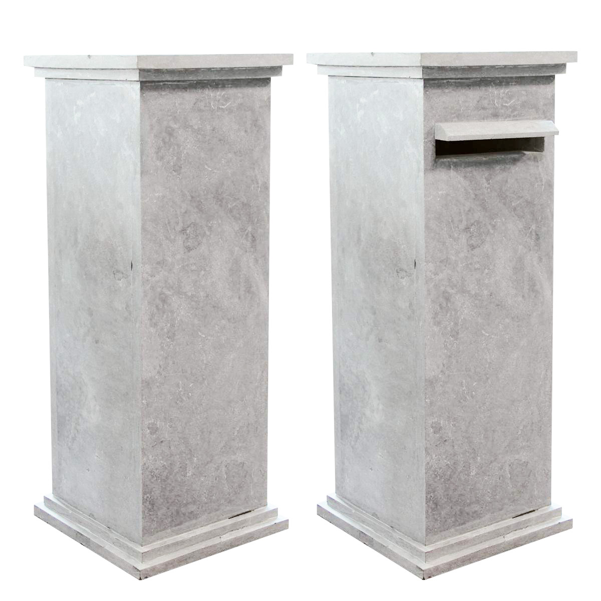 Nostalux Hardsteen Pilaar & Brievenbus 2 SET
