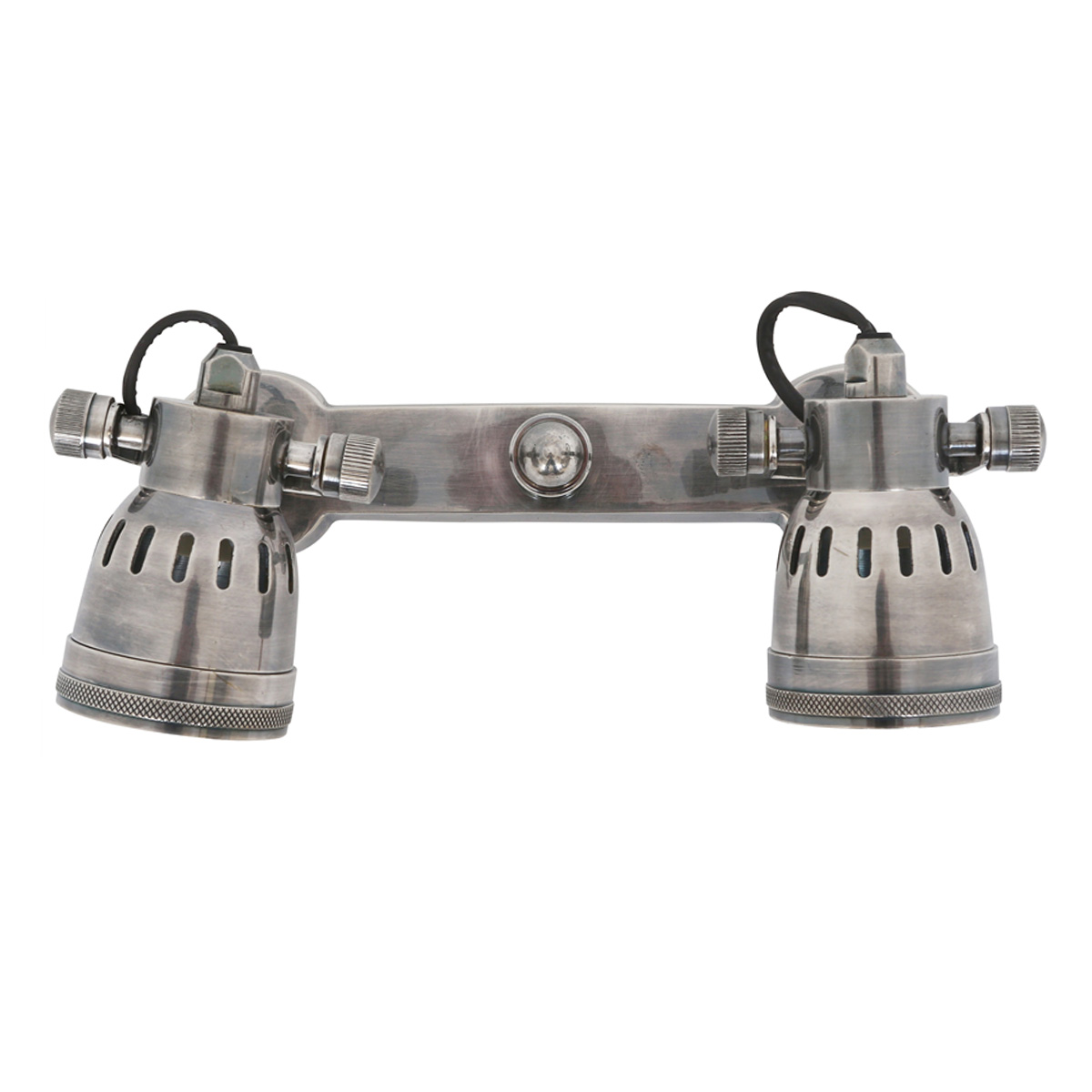Opbouwspot Rialto Double Antiek Zilver