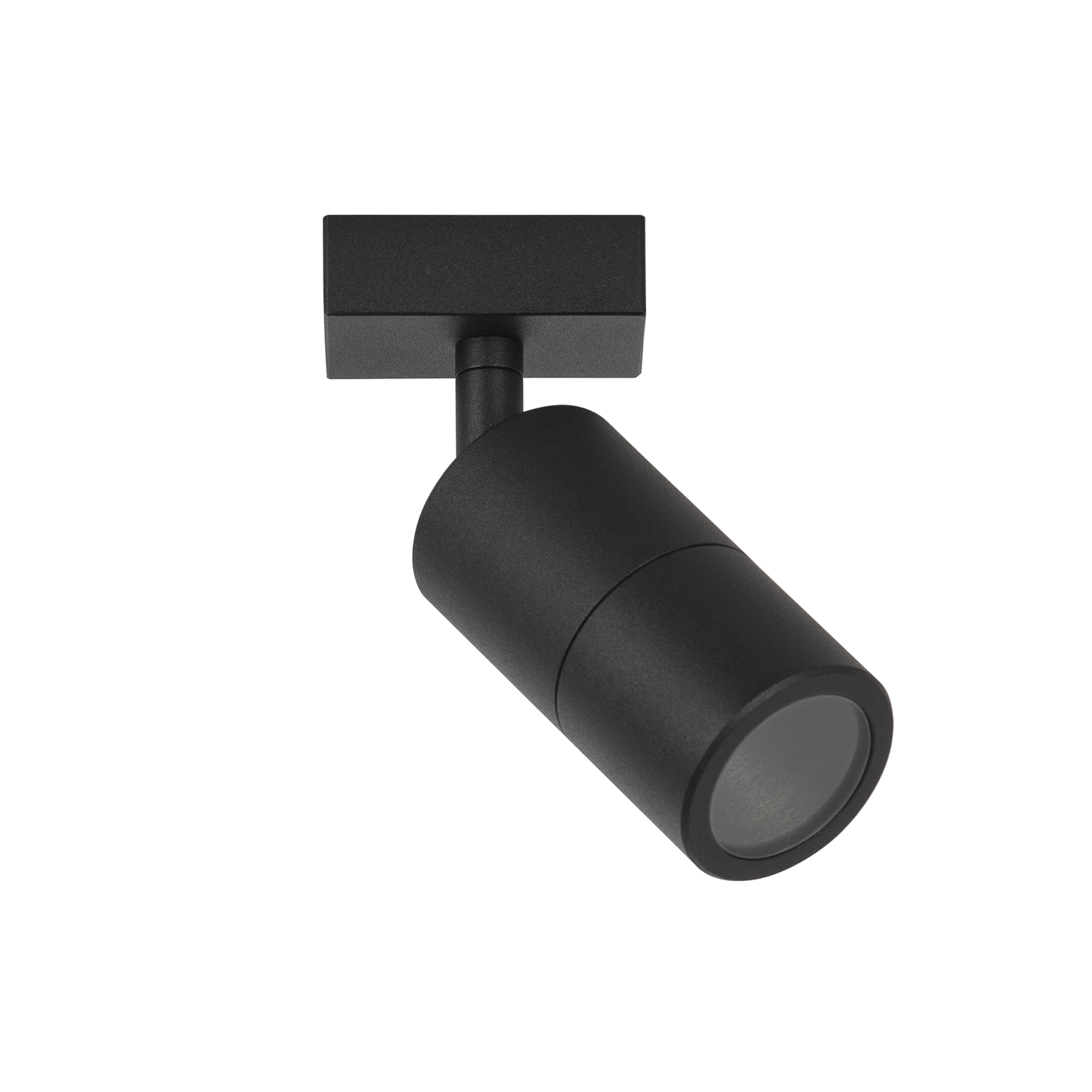 Richtbare wandspot Juno 1 zwart