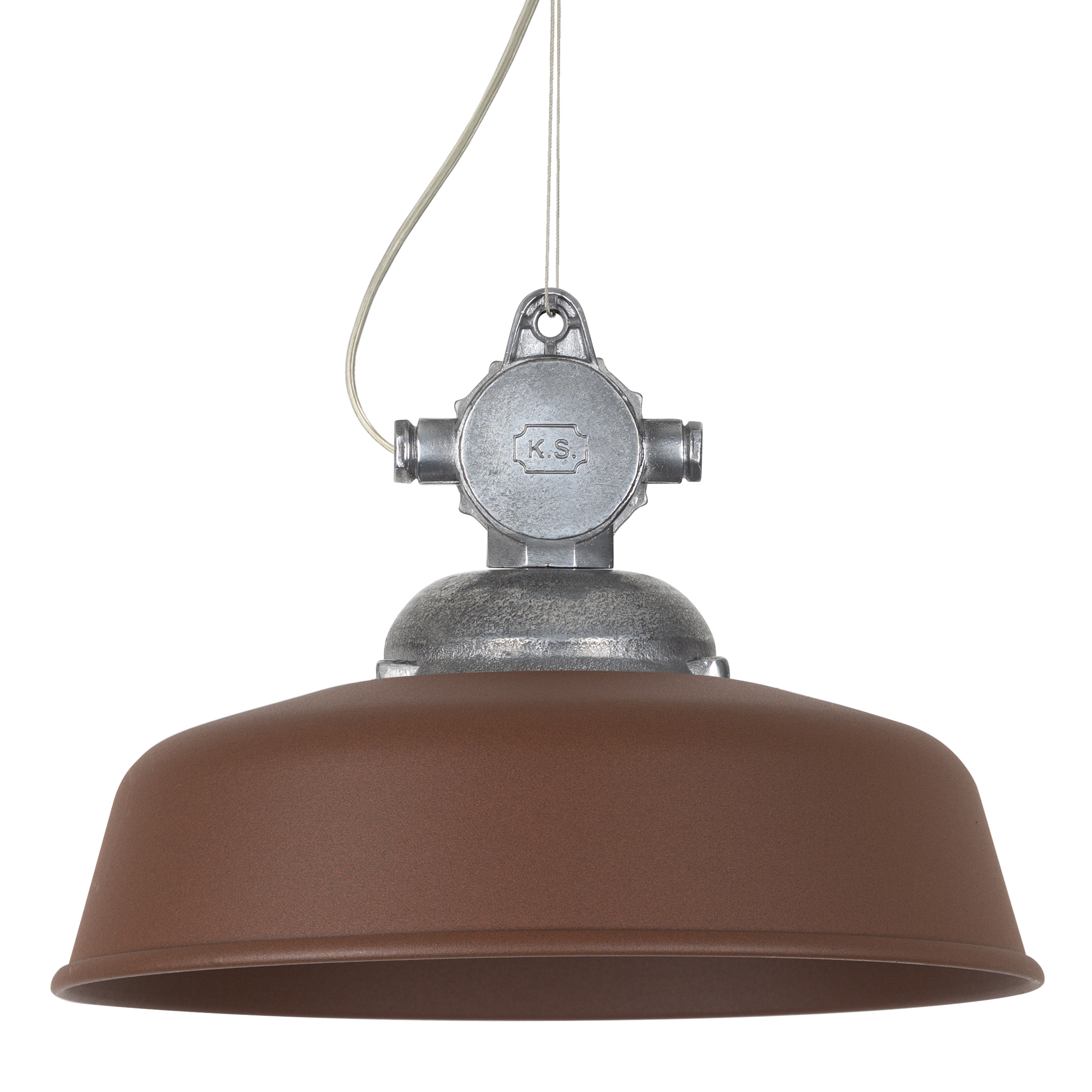 Hanglamp aan ketting Detroit Industrie aluminium m...