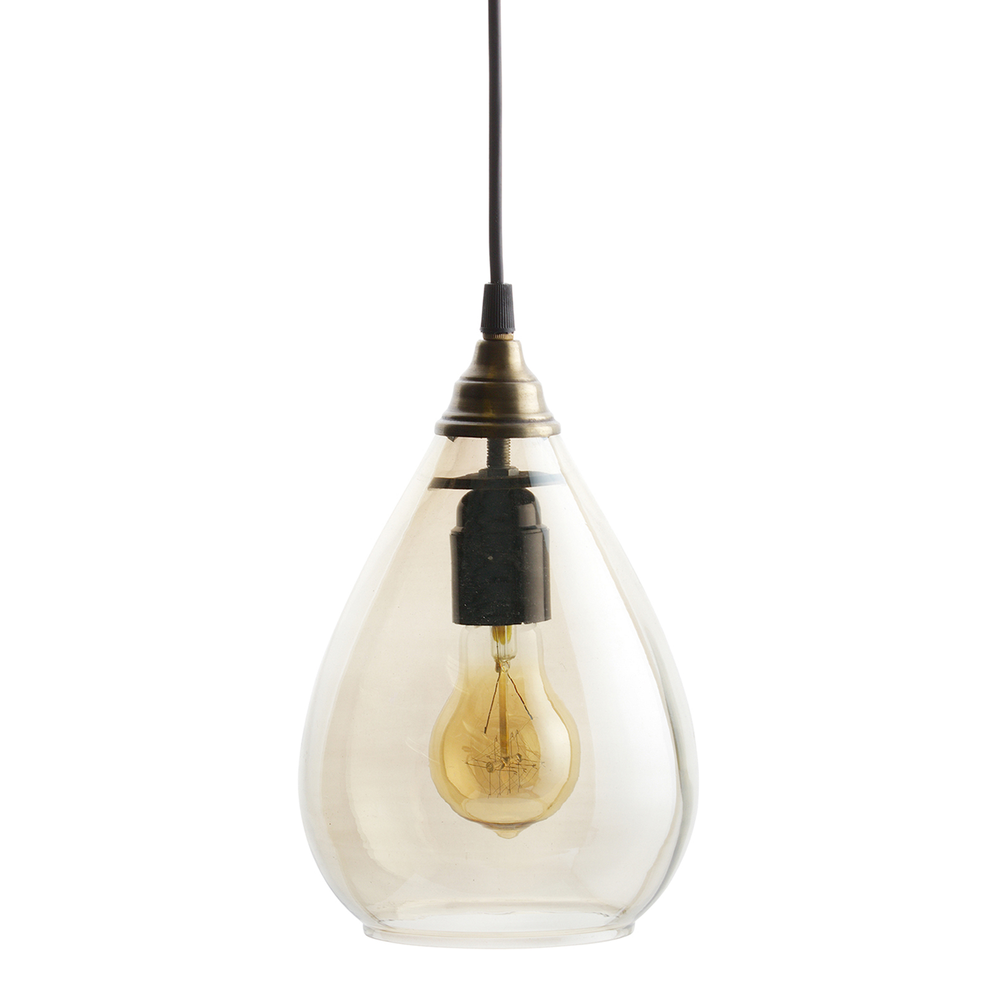 BePure Simple hanglamp M antique brass