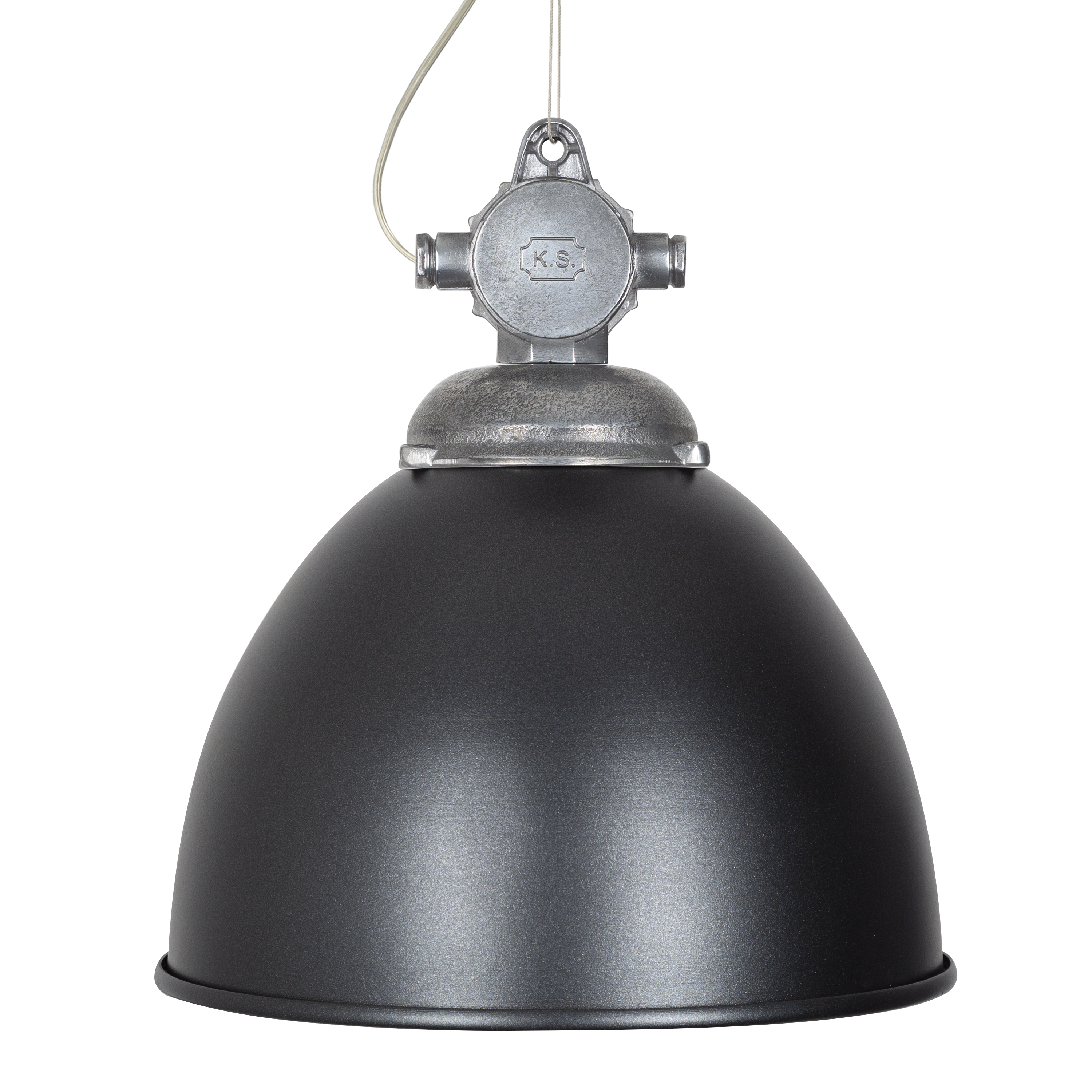 Kettinglamp Frankfurt Ruw Aluminium eettafellamp h...
