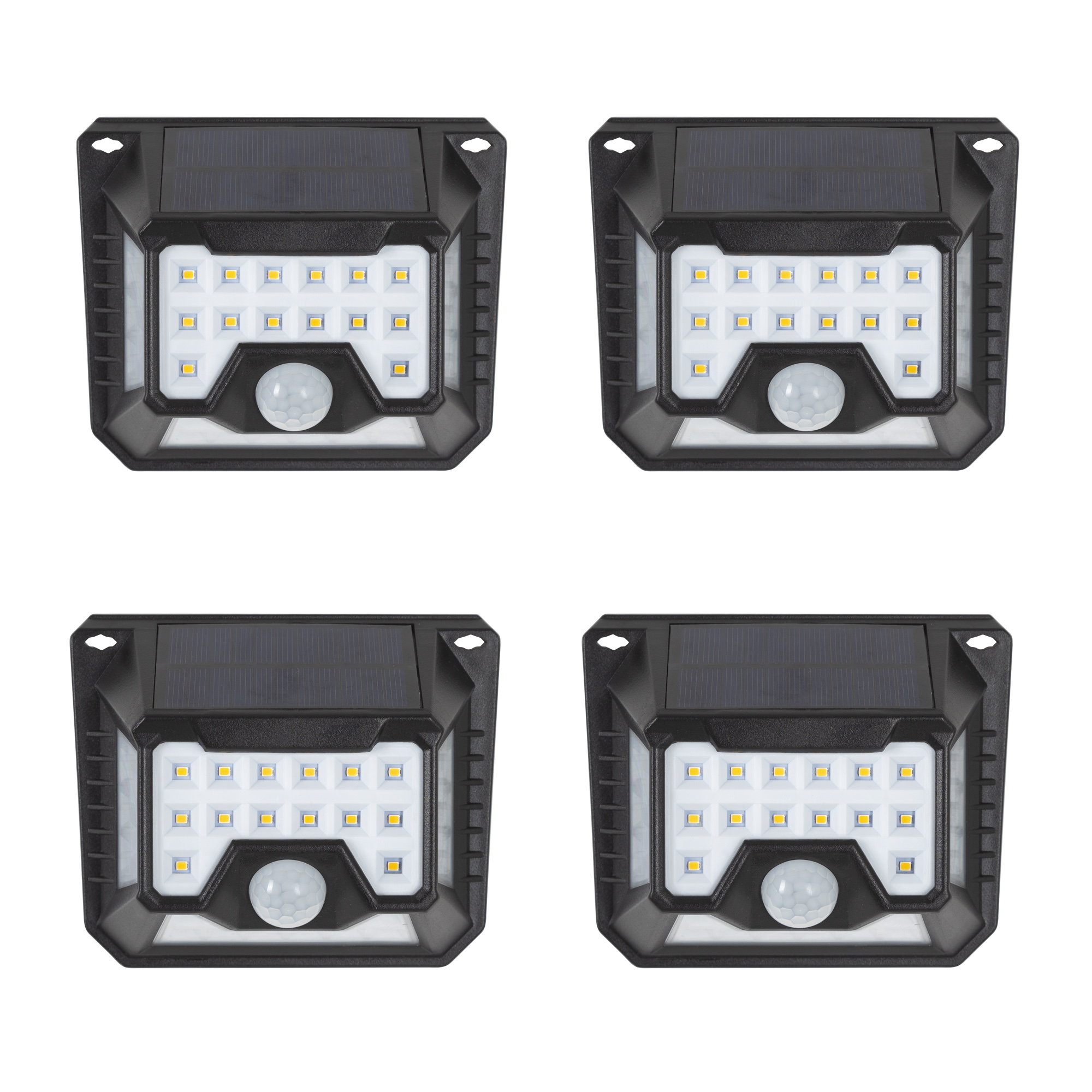 4 x Buitenlamp Zonne energie Solys S Sensor Solar ...