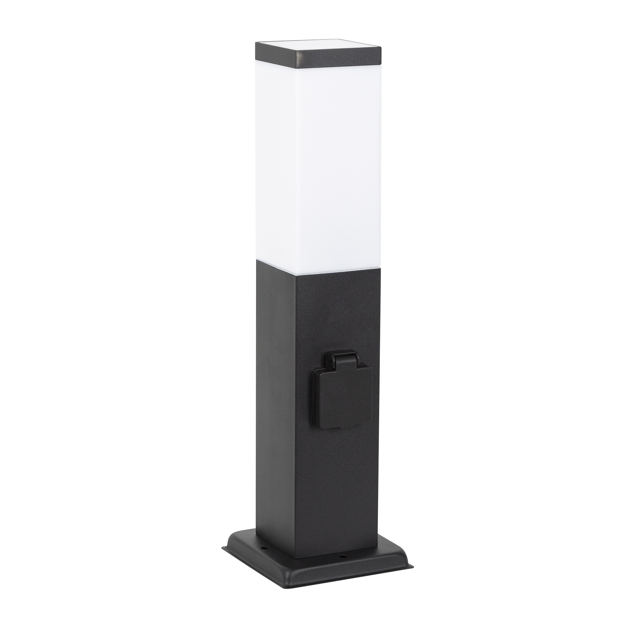 Buitenstopcontact Fiss Tuinlamp zwart met Stopcont...