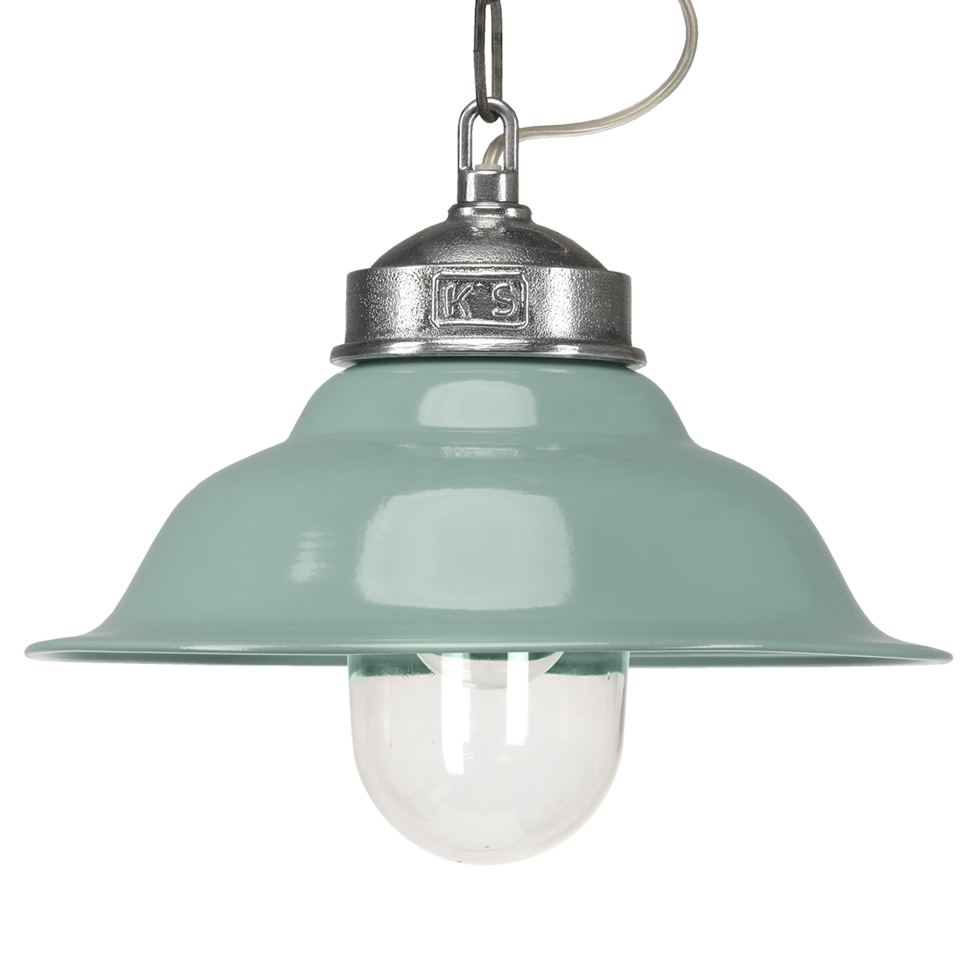 Hanglamp aan ketting Porto Fino aluminium met groe...
