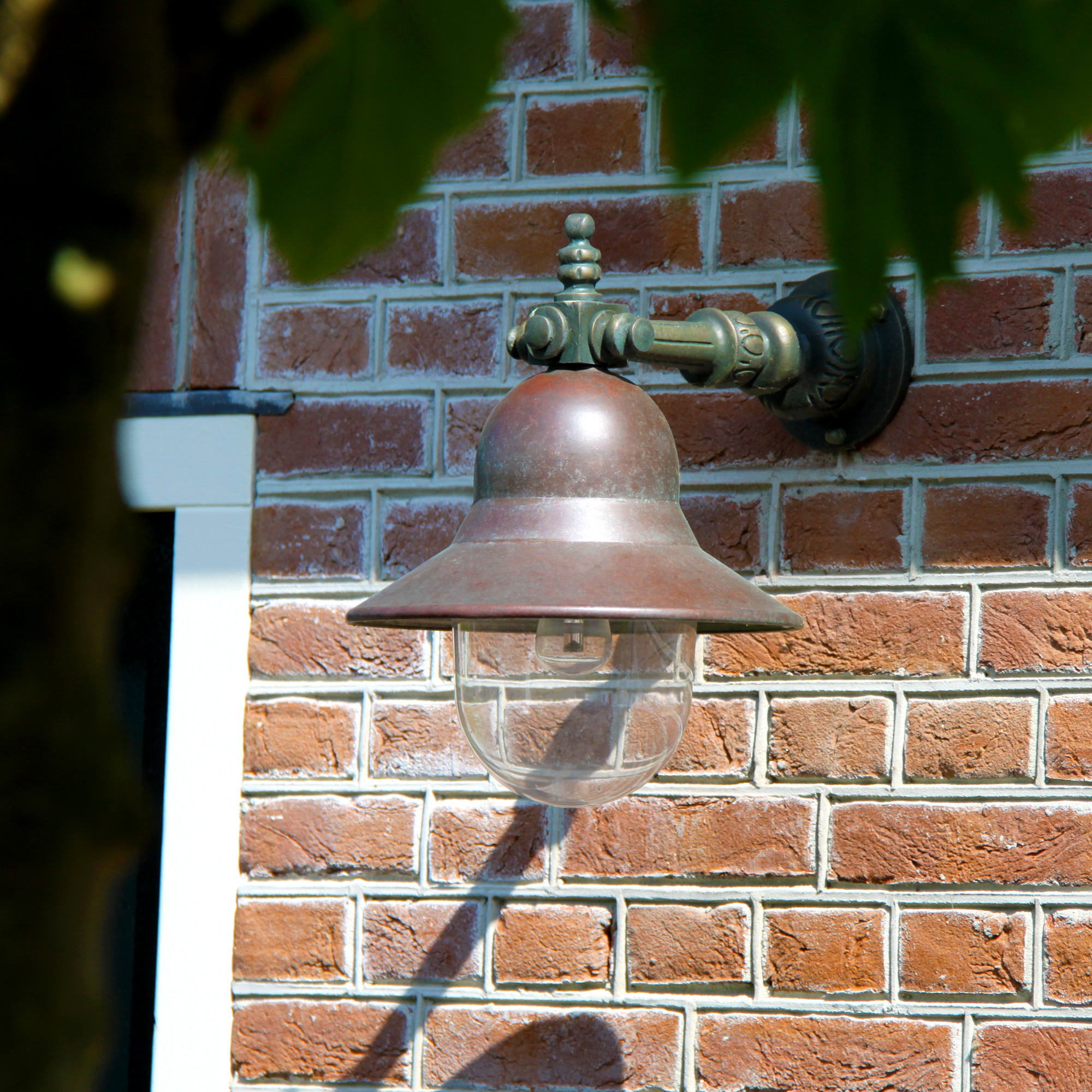 Bretagne Muurlamp Brons/Koper