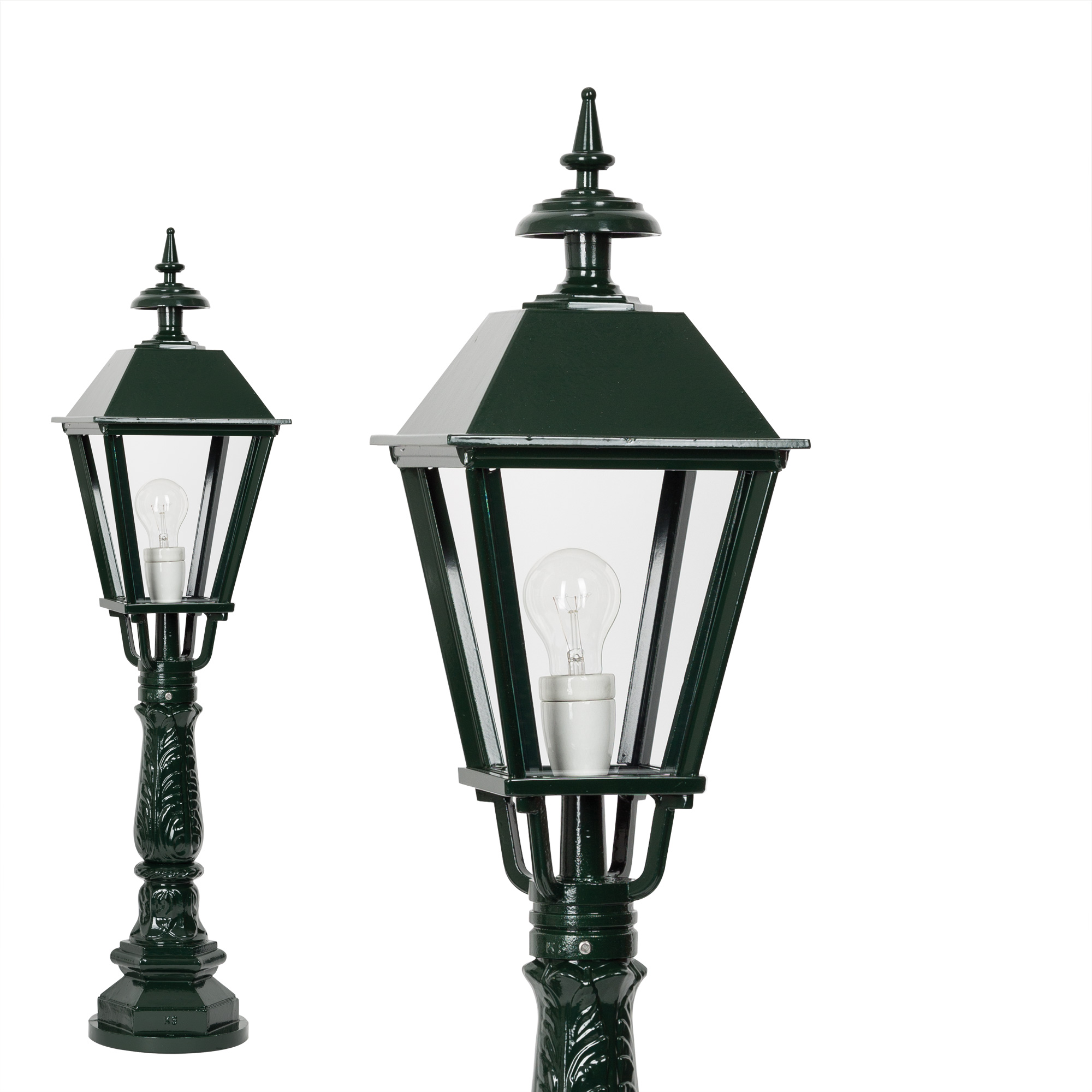 Tuinlantaarn Salford Aluminium E27 tuinlamp sokkel...