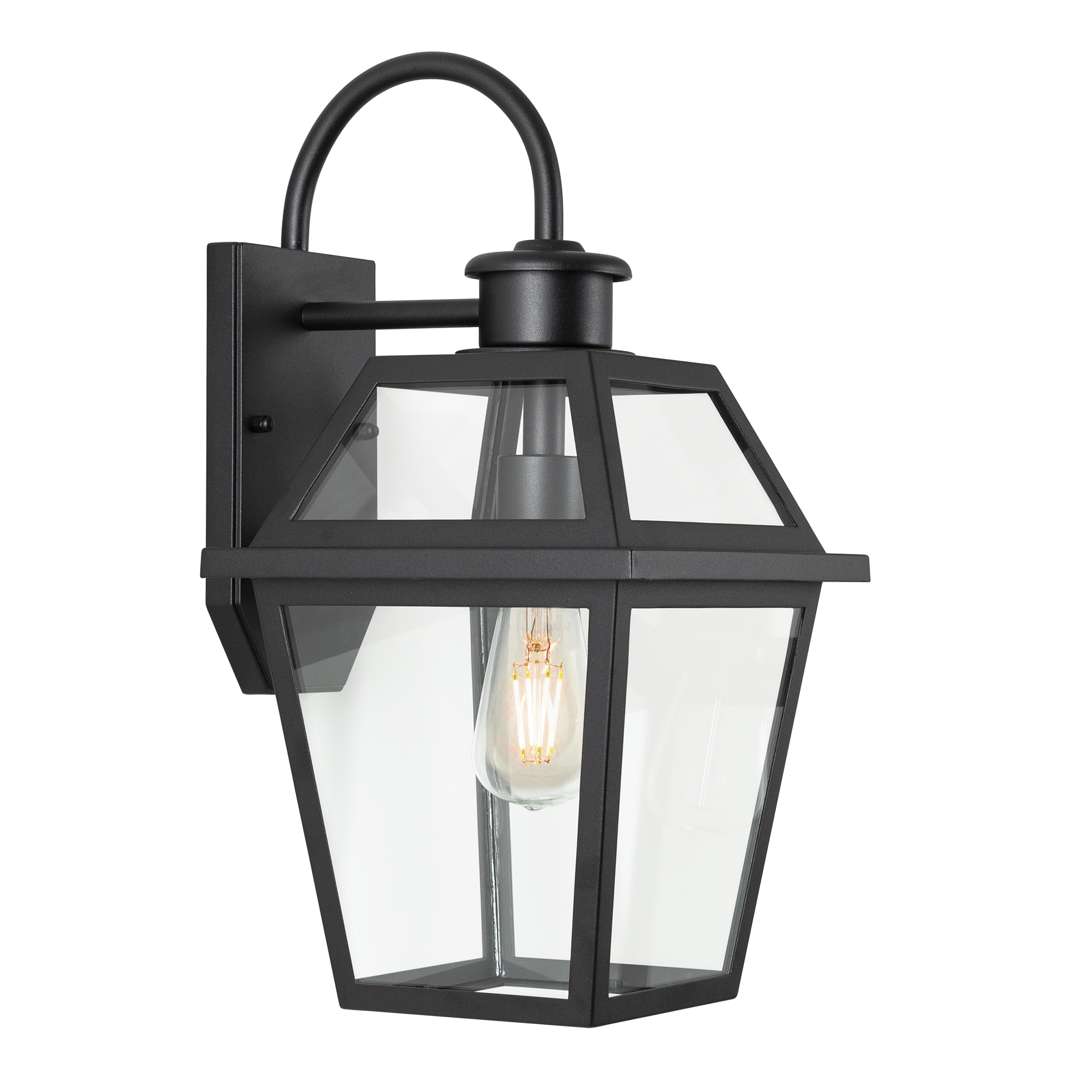Perth Muurlamp Zwart