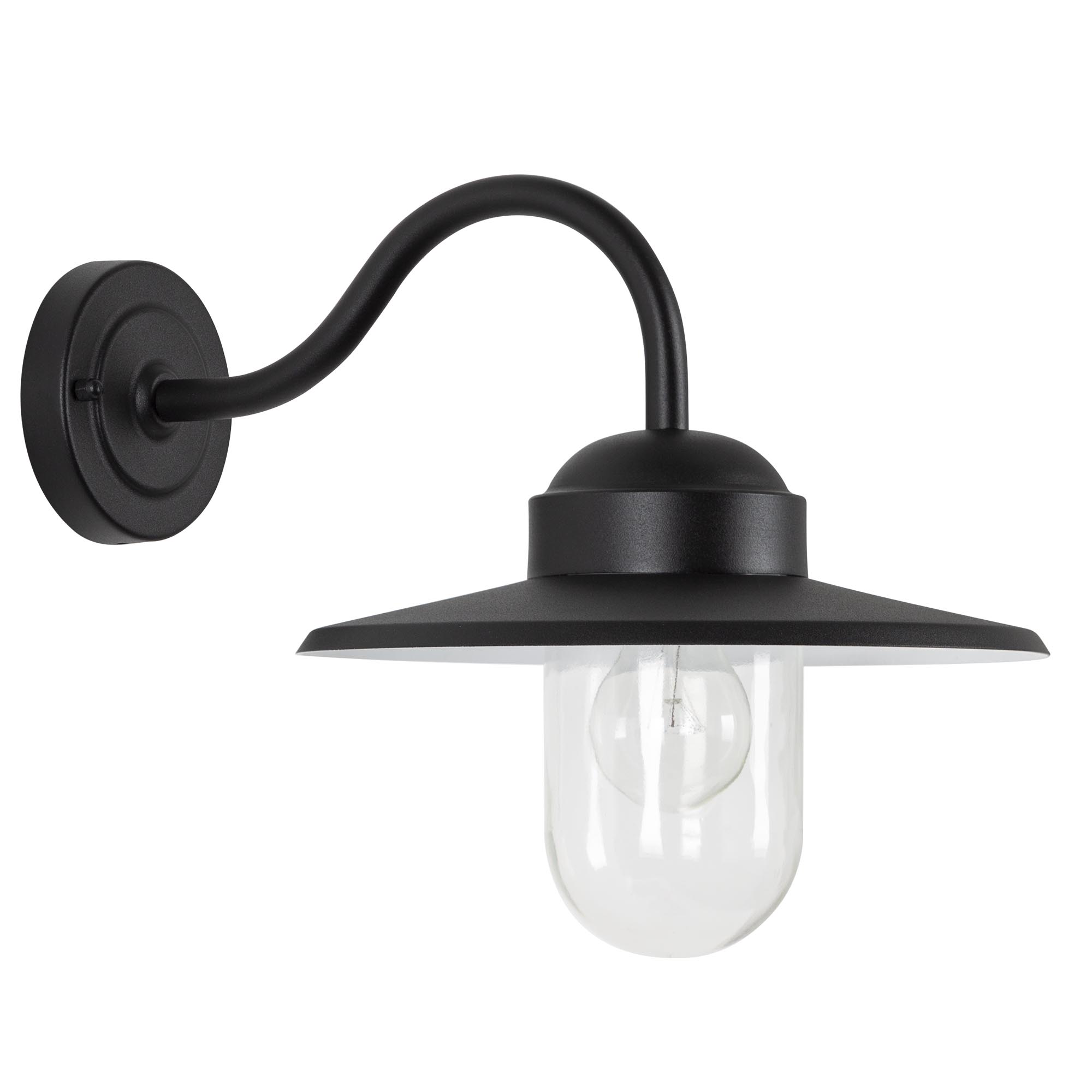 Dolce Retro Muurlamp Zwart met Bewegingssensor LED