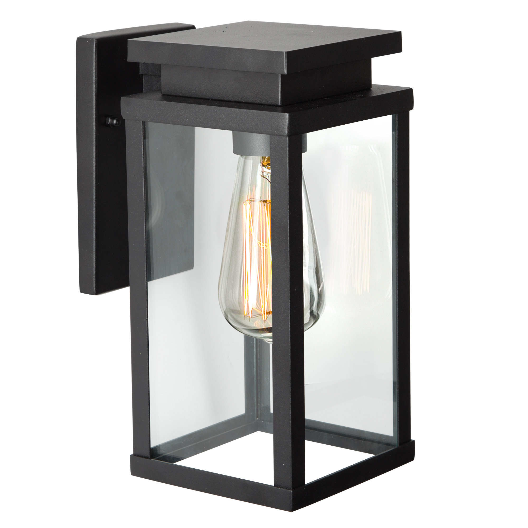 Jersey Muurlamp Zwart Large met 3W Bewegingssensor...