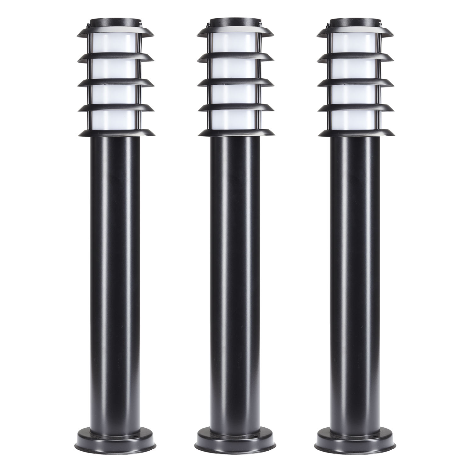 Tuinlamp Soll 2 set 3 stuks zwart E27 fitting weer...