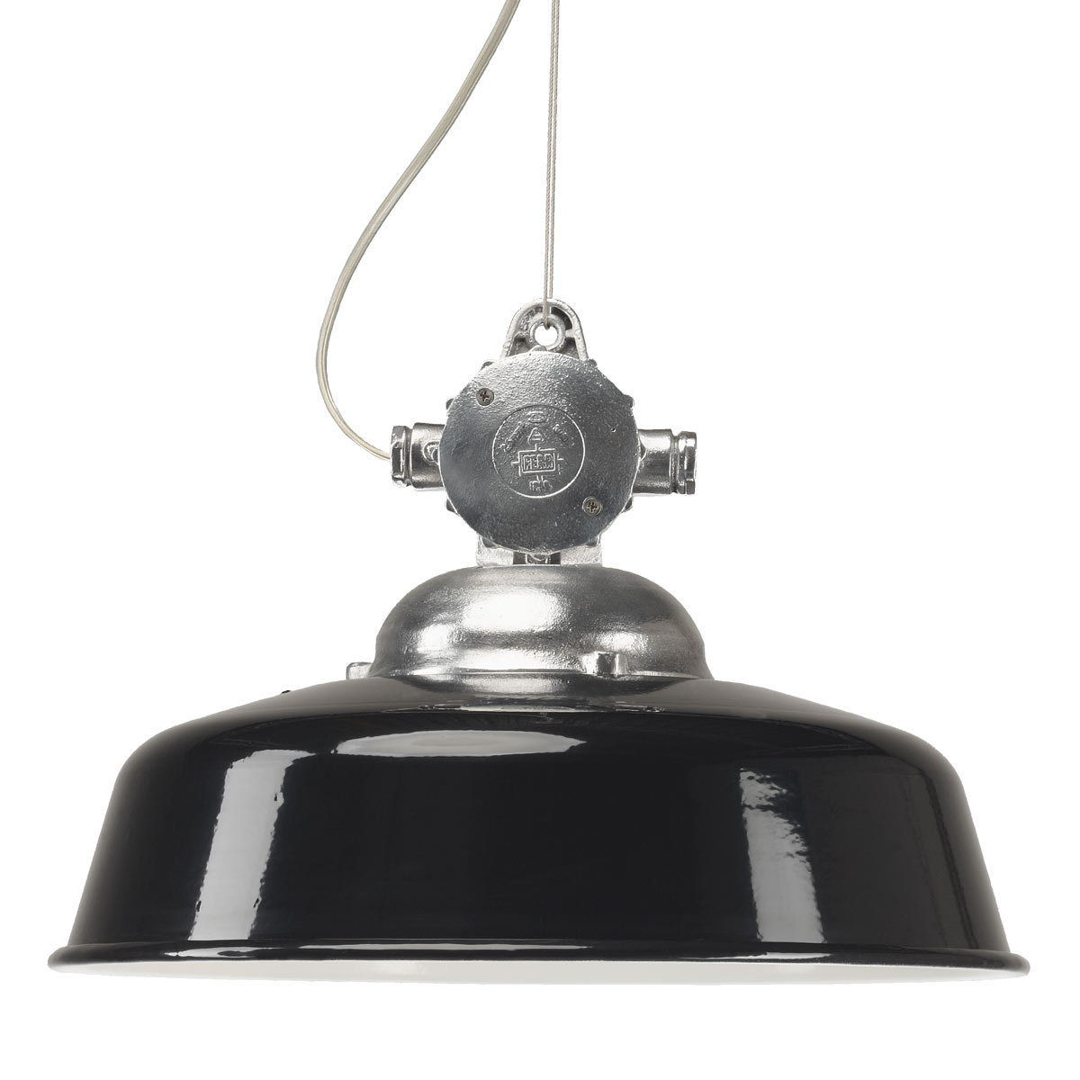 Hanglamp aan ketting Detroit Industrie aluminium m...