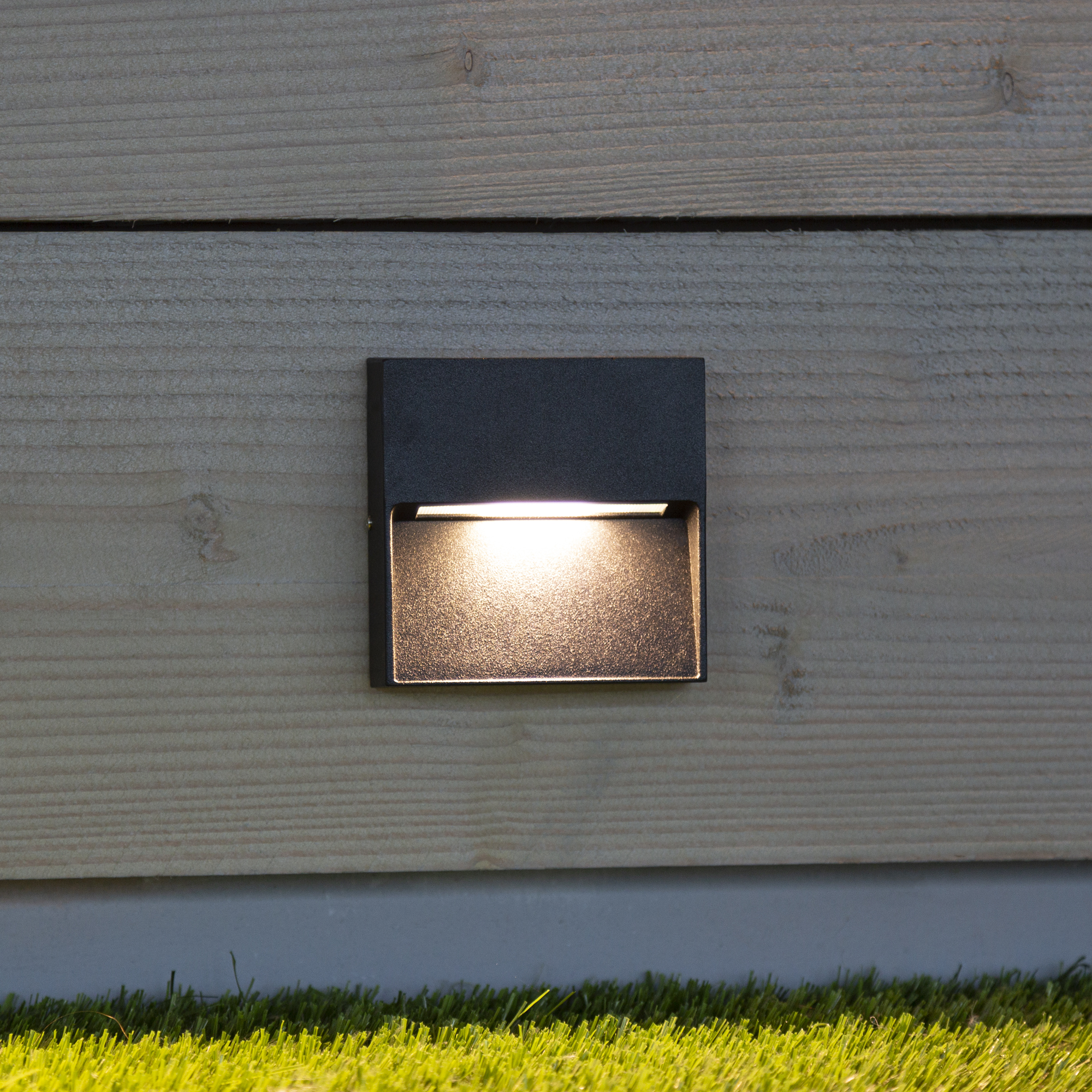 Wandspot LED Shadow Square Buitenlamp