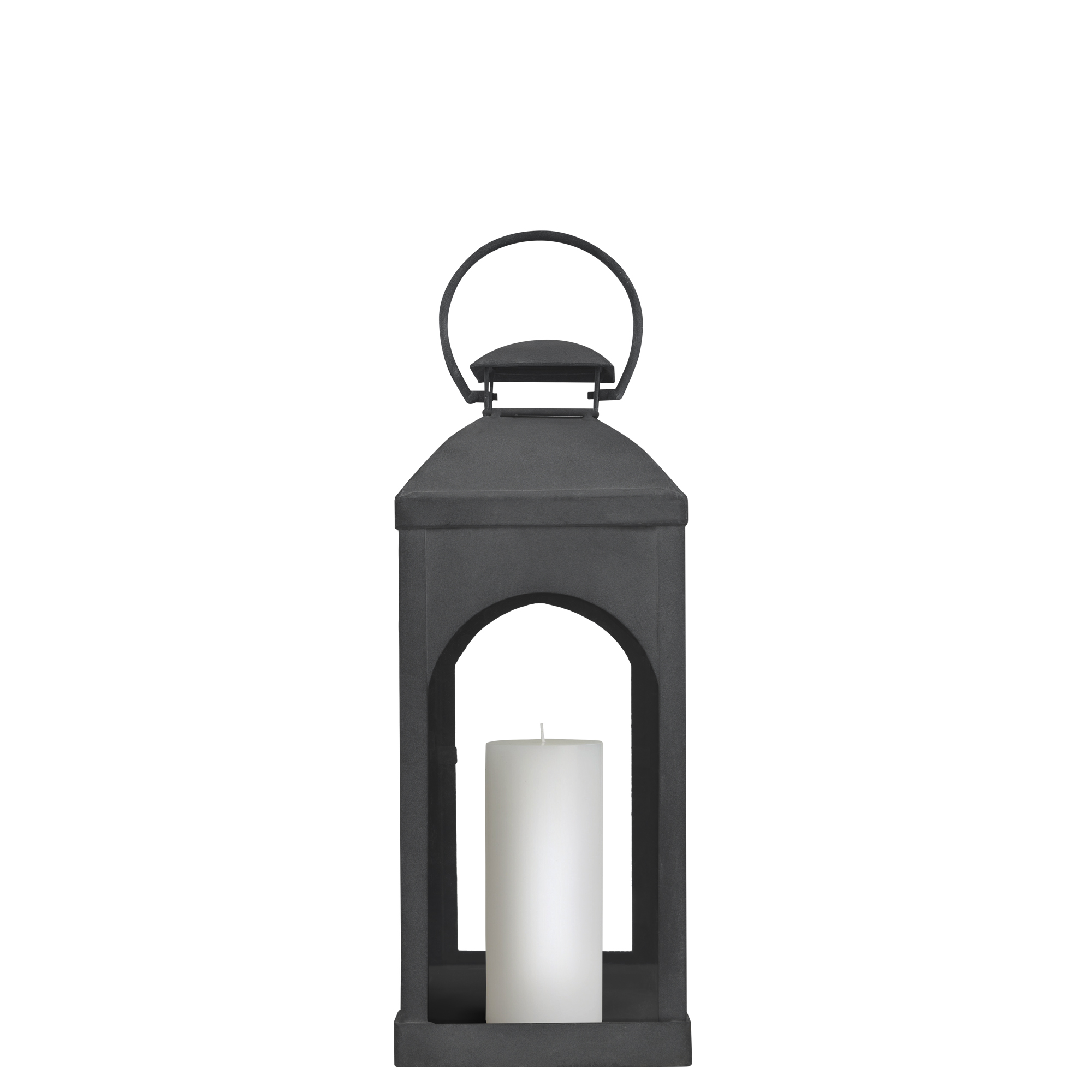 KS Verlichting Capri Windlicht Antraciet Small