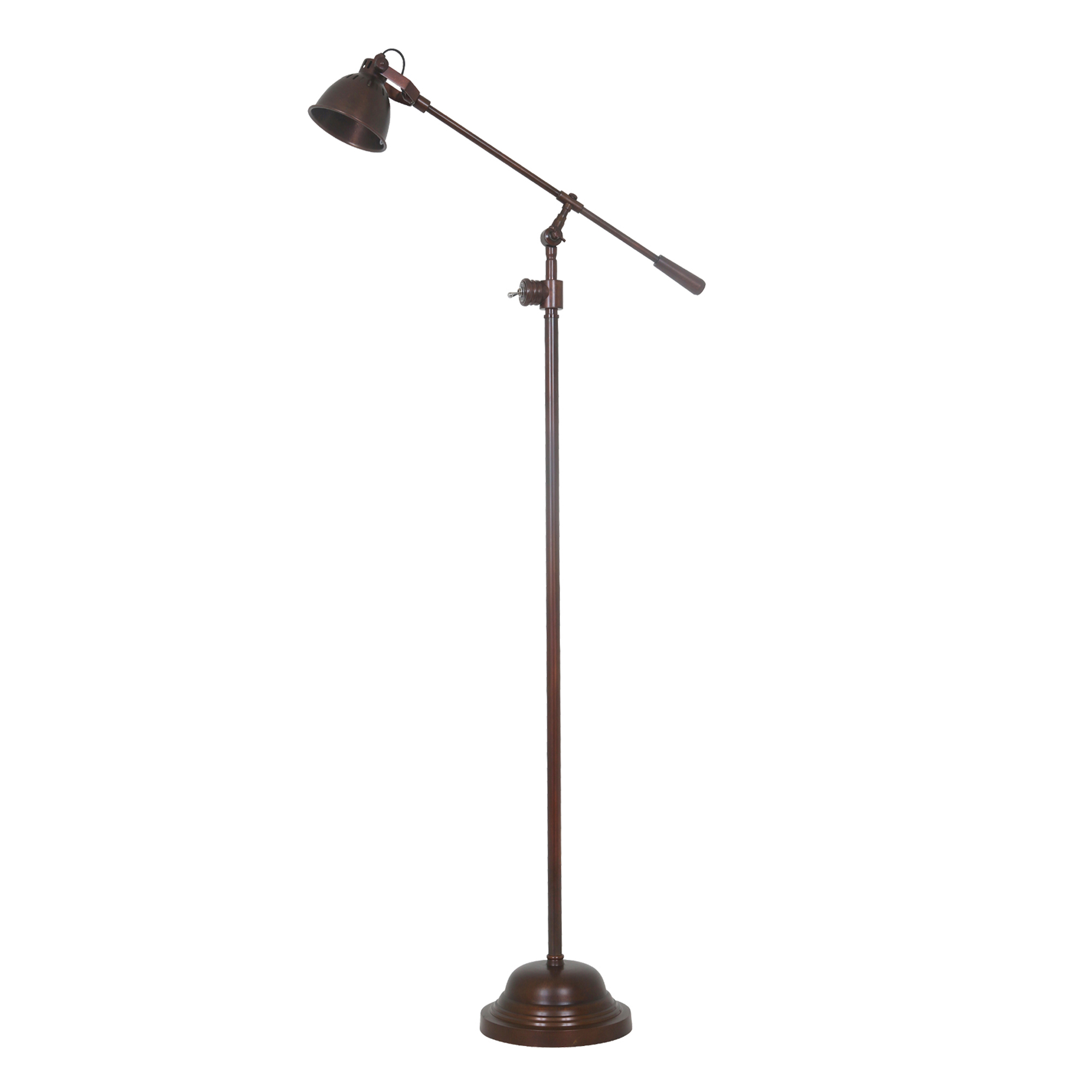 Vloerlamp Archer donker koper Vloerlamp Archer donker koper