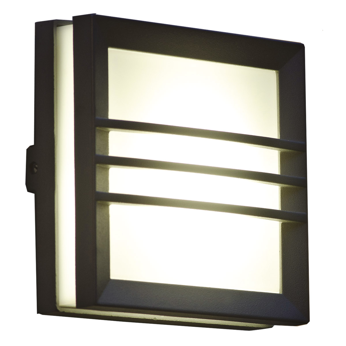 Wandlamp Vision 5 vierkant met raster Wandlamp Vision 5 vierkant met raster