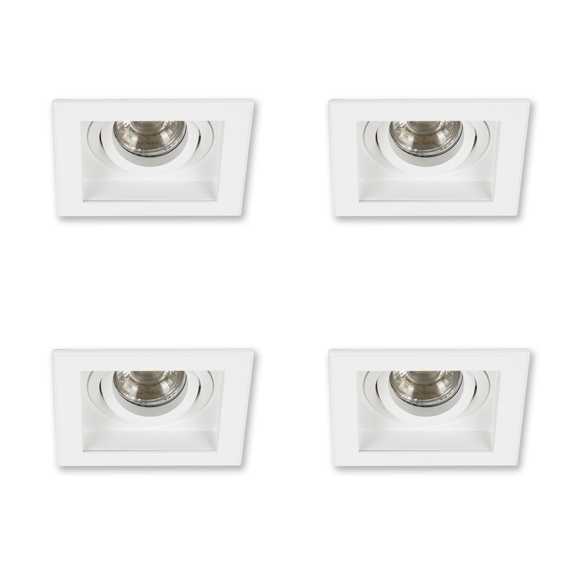 Set Axl inbouwspots 4 stuks wit Set Axl inbouwspots 4 stuks wit