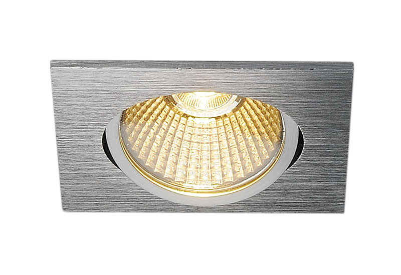 New Tria 68 Led Square Alu Geborsteld 1xled 3000k New Tria 68 Led Square Alu Geborsteld 1xled 3000k
