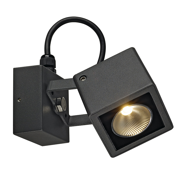 Nautilus Square Led Wl Antraciet 1xled 3000k Nautilus Square Led Wl Antraciet 1xled 3000k