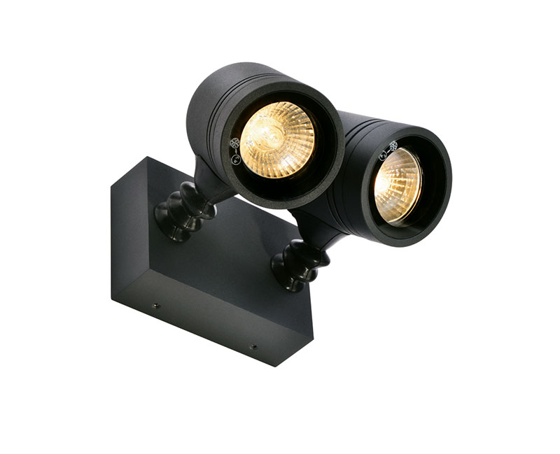 Wandlamp New Myra Wall 2 Spots Antraciet 2xgu10 Wandlamp New Myra Wall 2 Spots Antraciet 2xgu10