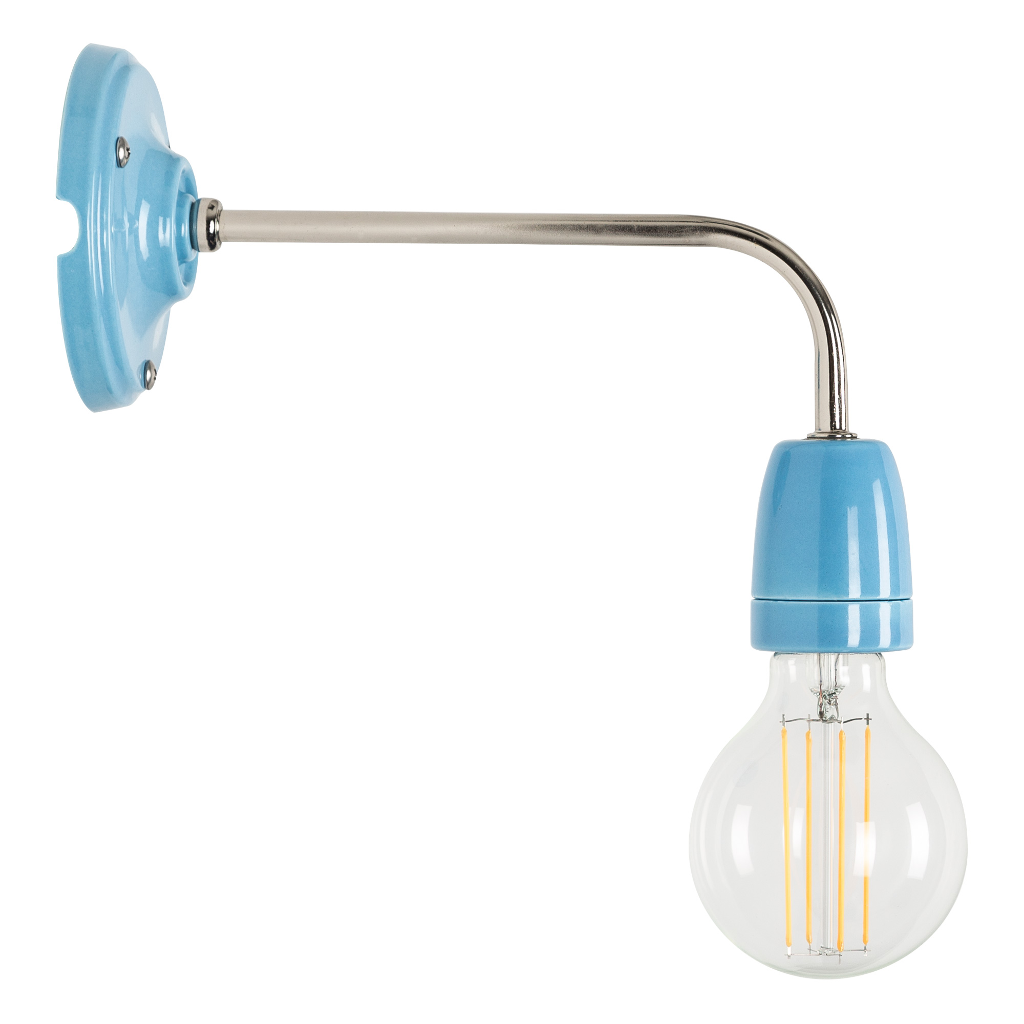 Wandlamp Nathalie blauw Wandlamp Nathalie blauw