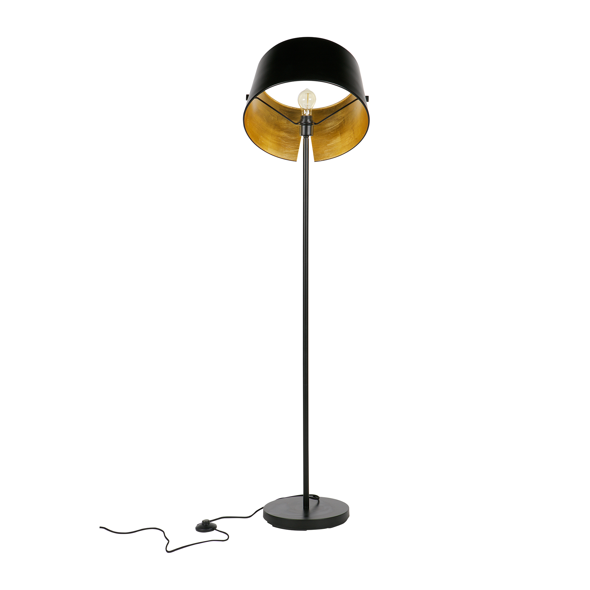Pien vloerlamp metaal zwart Pien vloerlamp metaal zwart