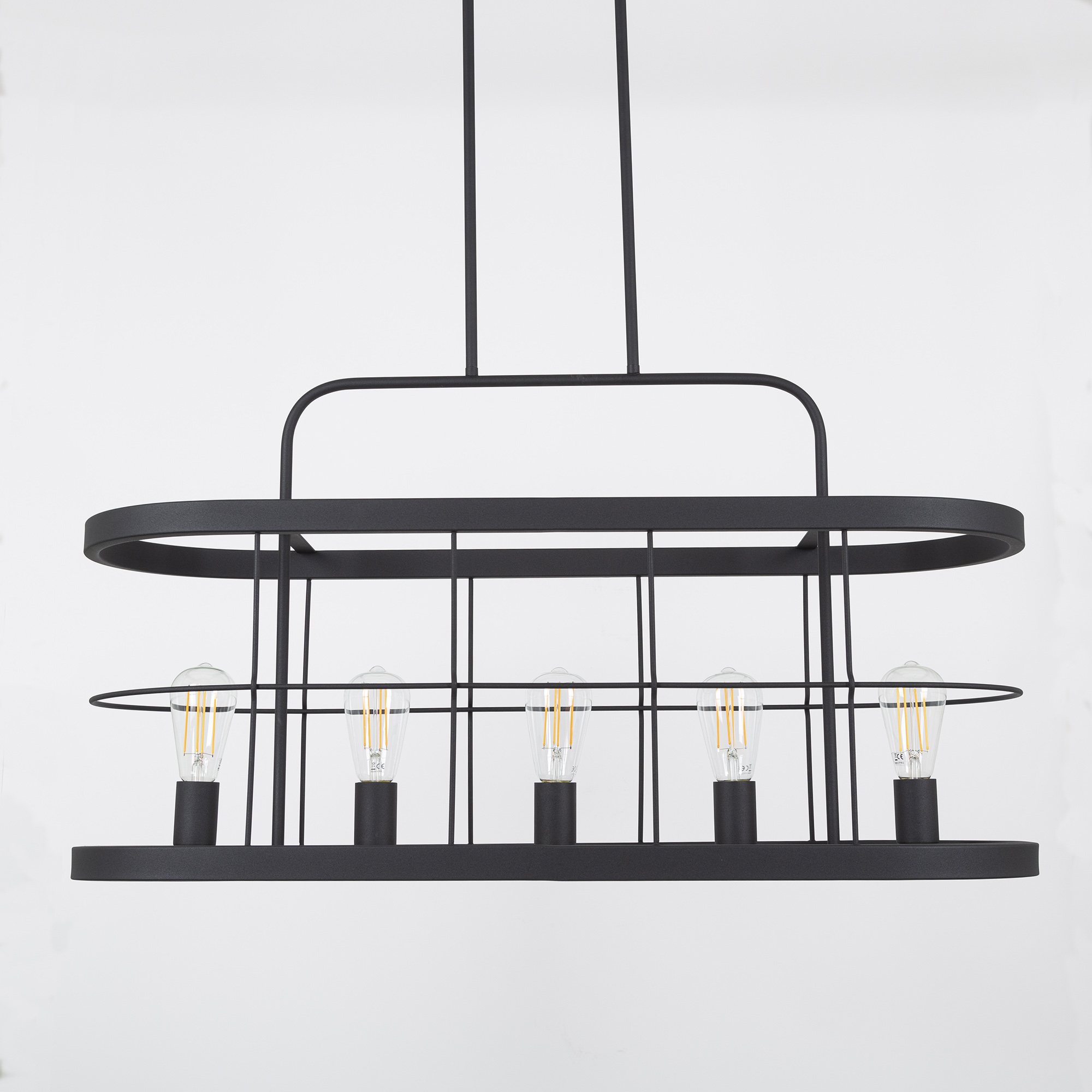 Benson 5 hanglamp metaal zwart Benson 5 hanglamp metaal zwart