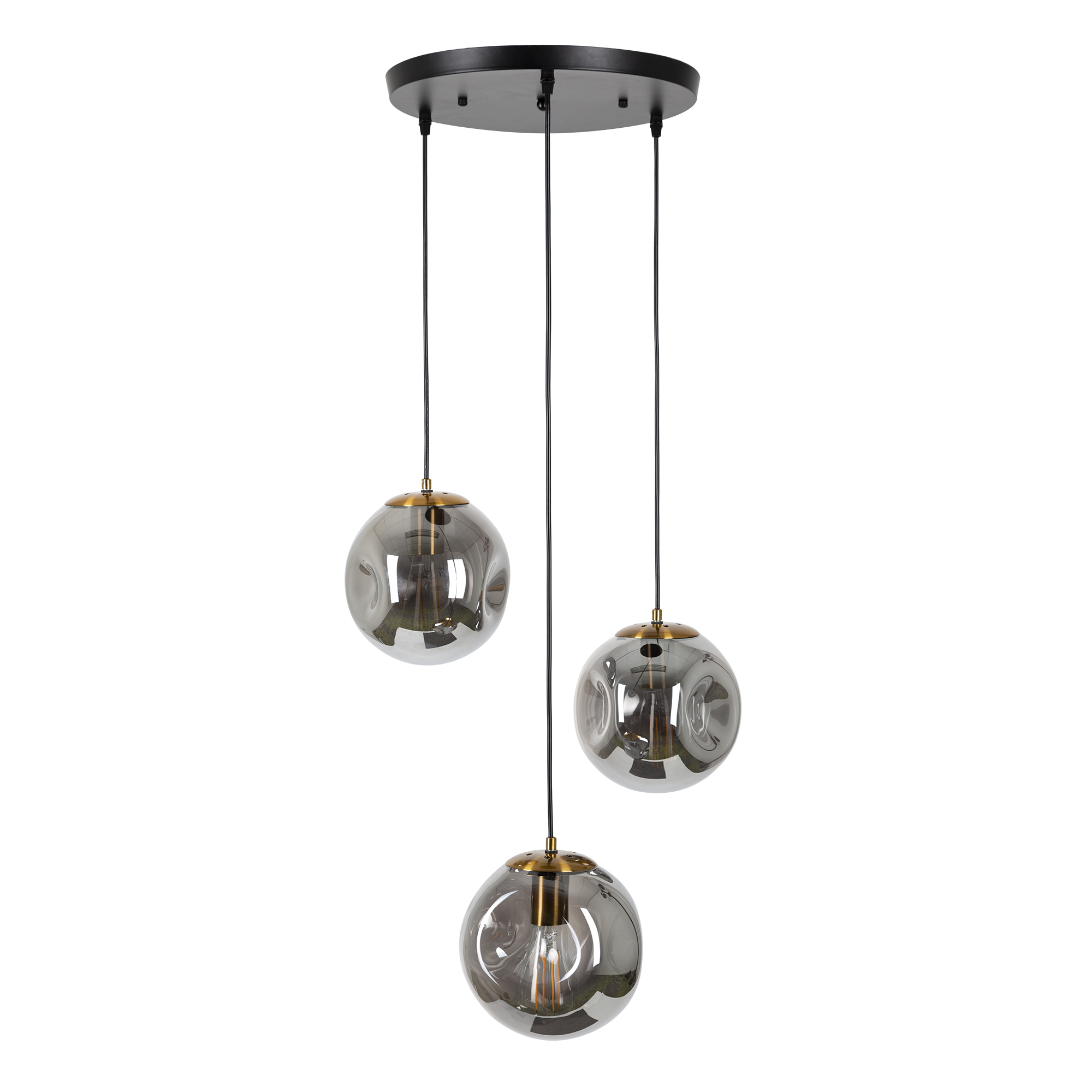 Orbs hanglamp 3-lichts rond Orbs hanglamp 3-lichts rond