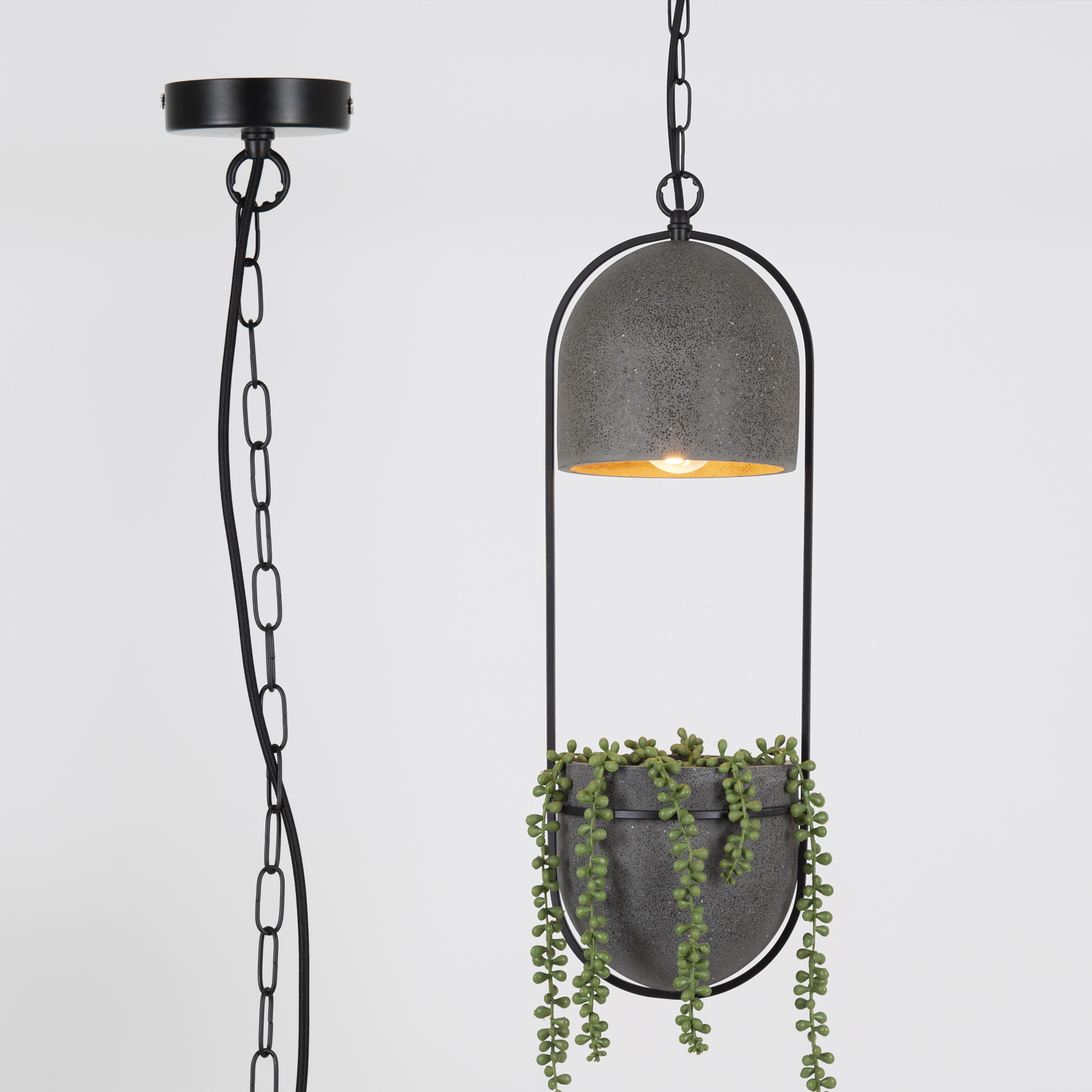 Hanglamp Pebble zwart